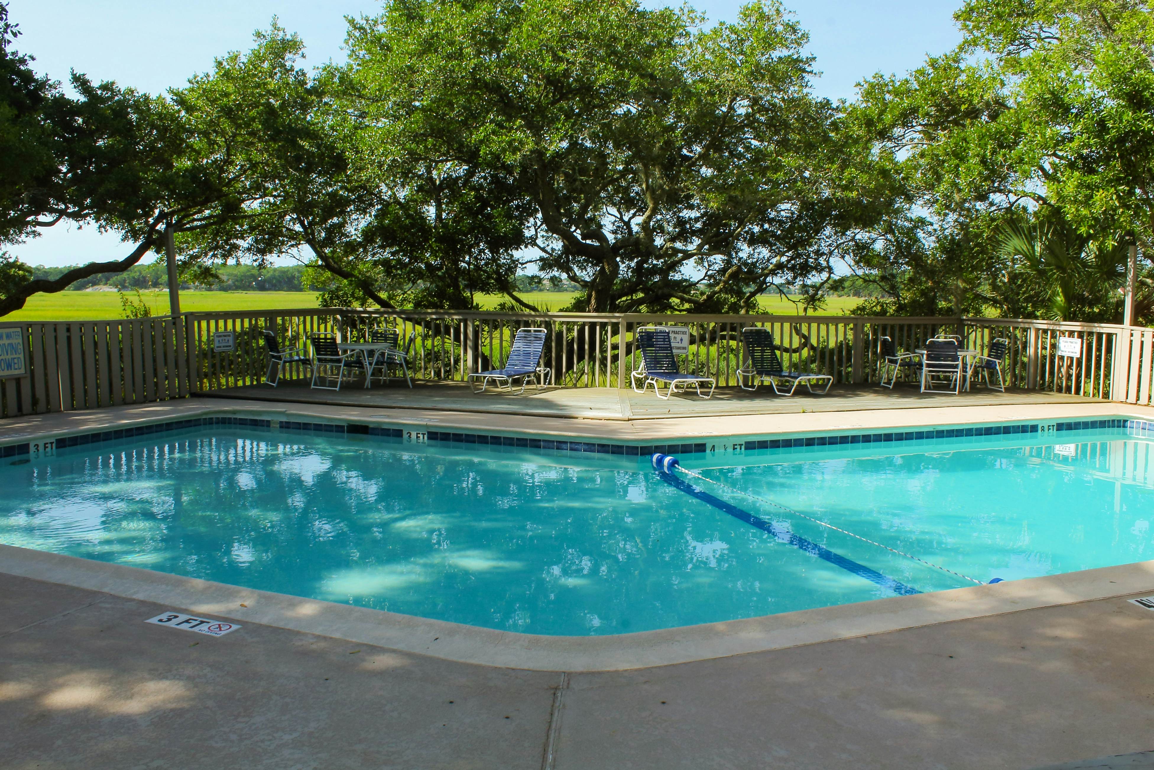 Creek Watch Villa with resort amenities, marsh views, & on-site golf