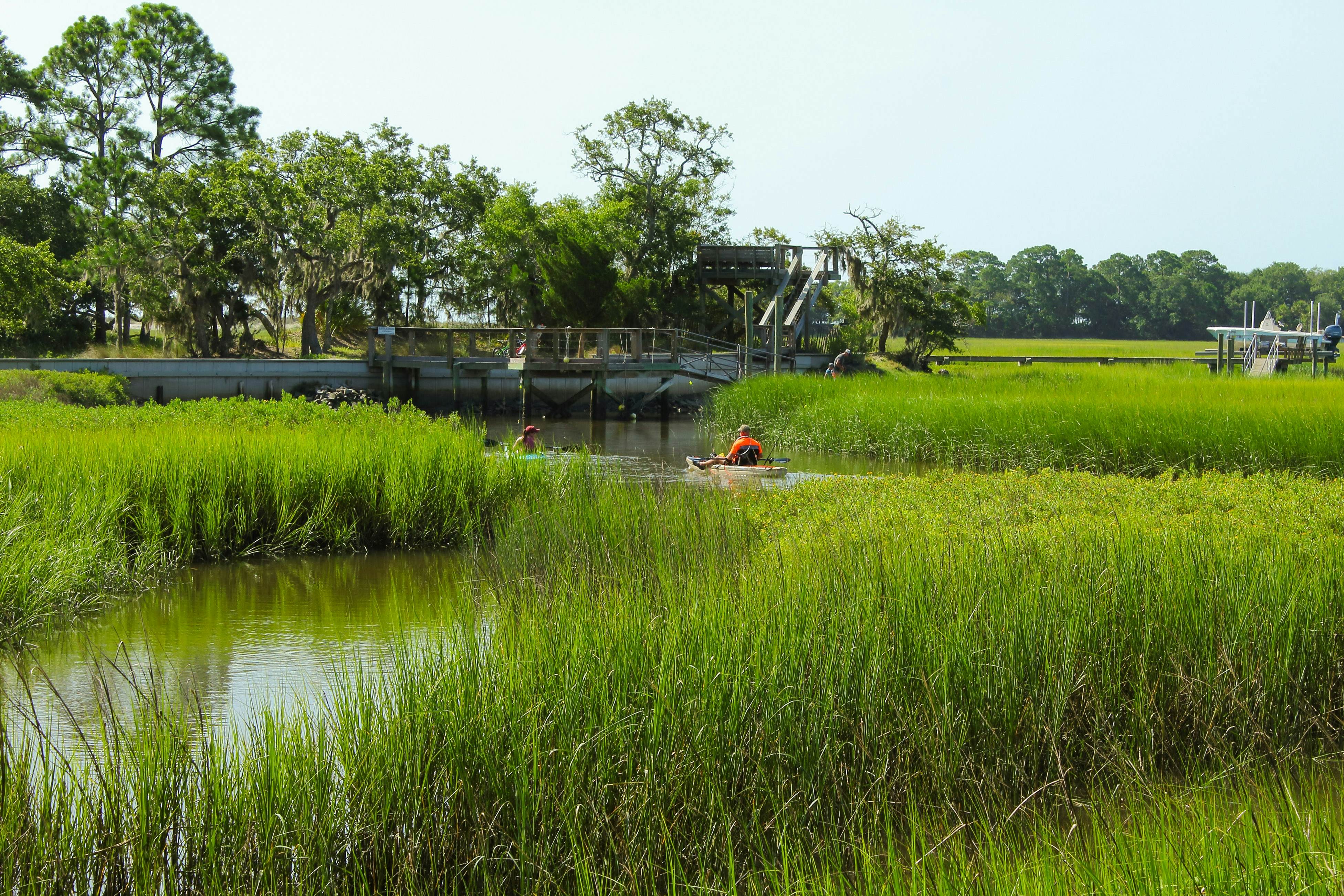 Creek Watch Villa with resort amenities, marsh views, & on-site golf