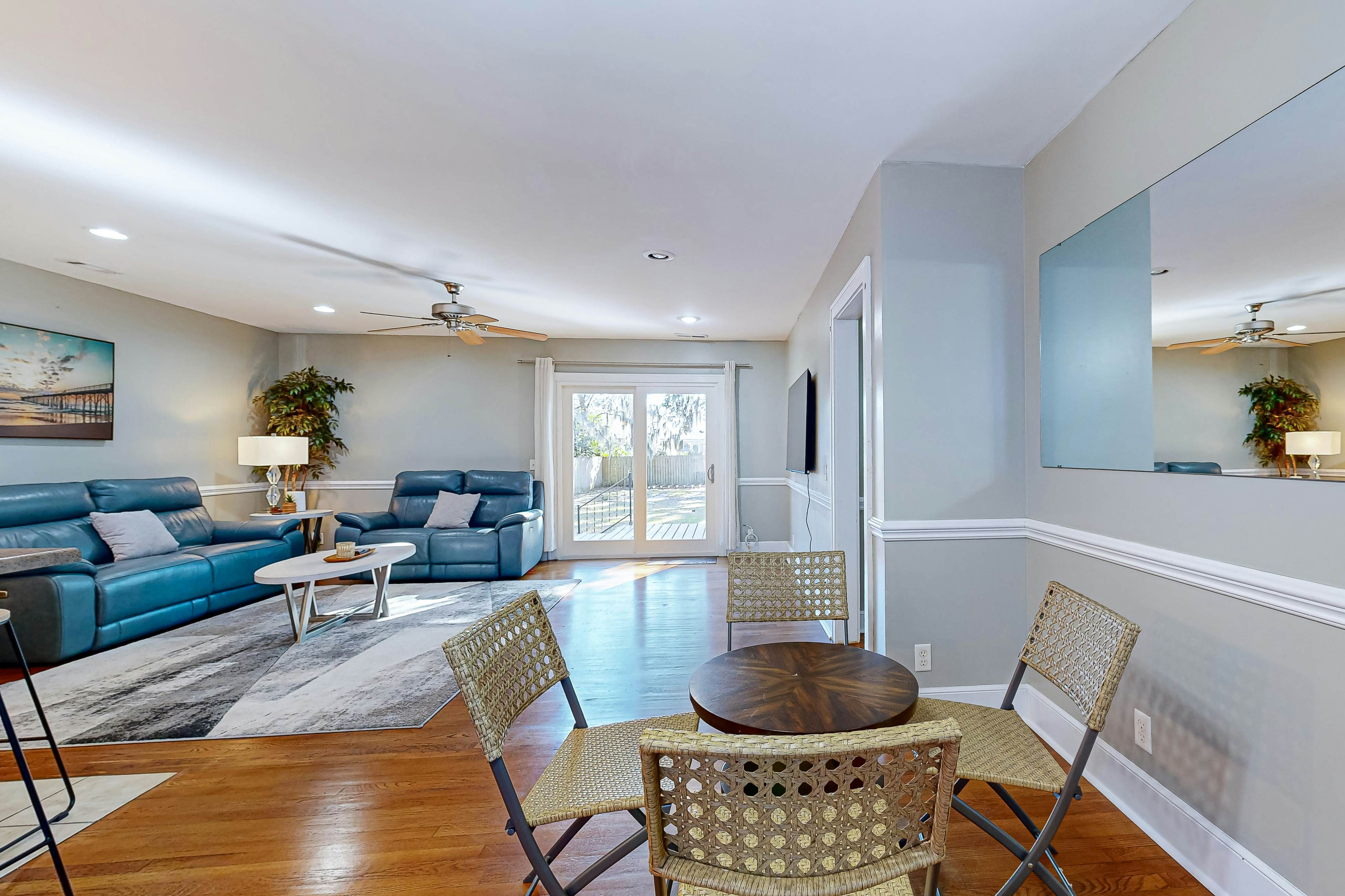 Dog-friendly home in North Charleston with backyard, firepit & W/D