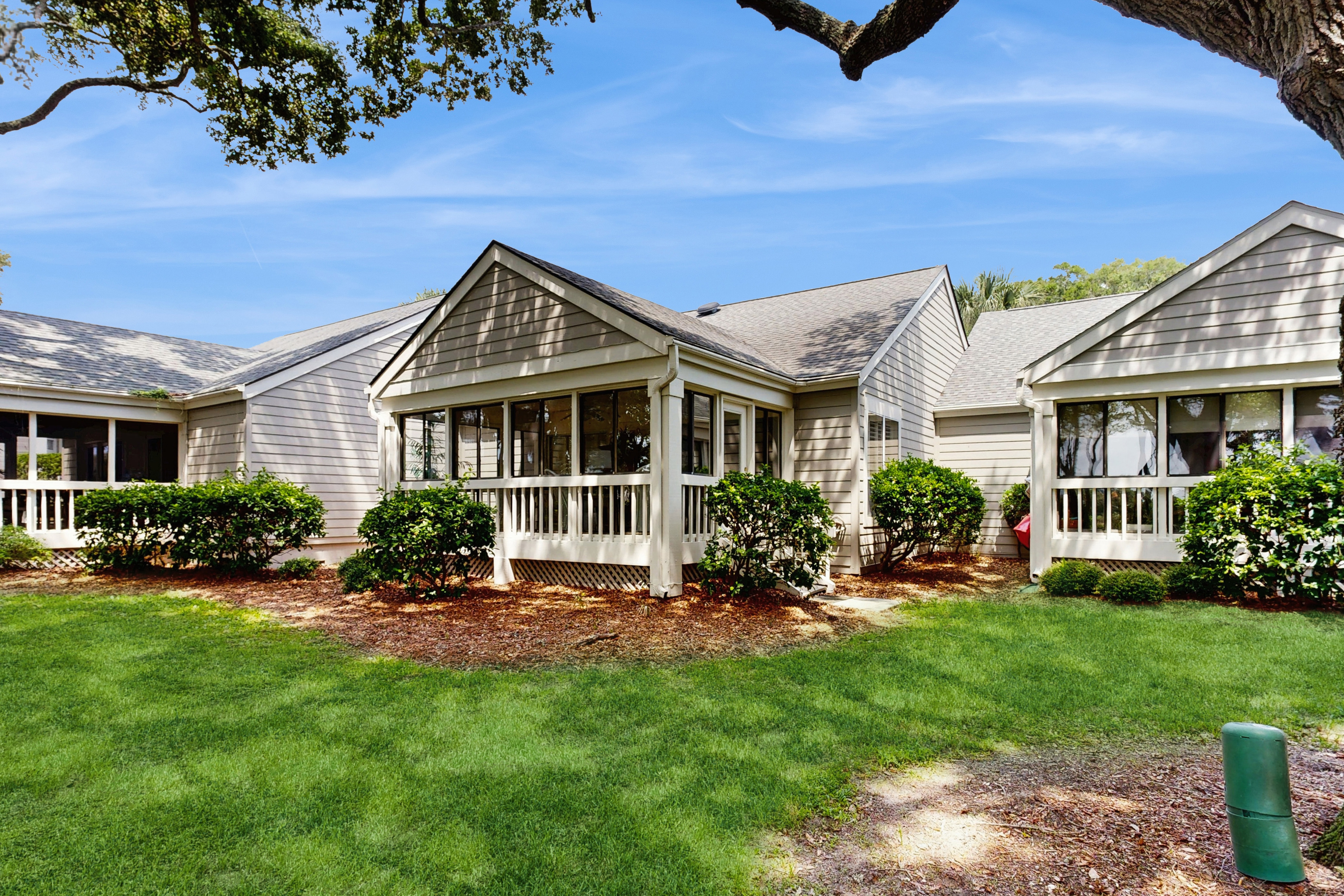 First-floor villa overlooking the Ocean Winds golf course 18th fairway