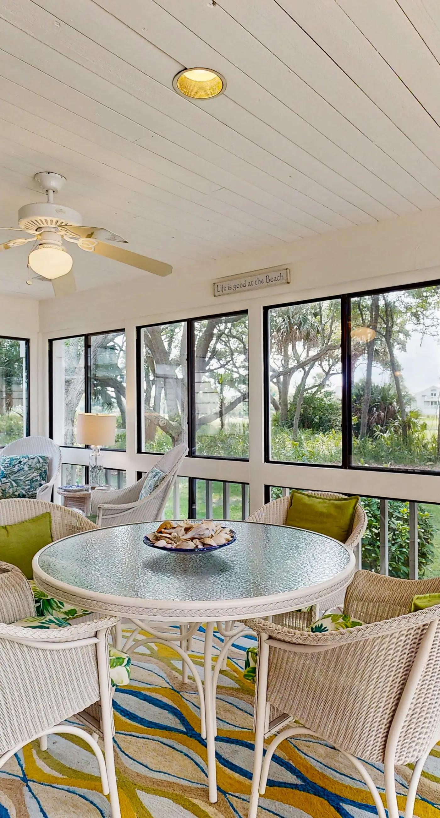 First-floor villa overlooking the Ocean Winds golf course 18th fairway