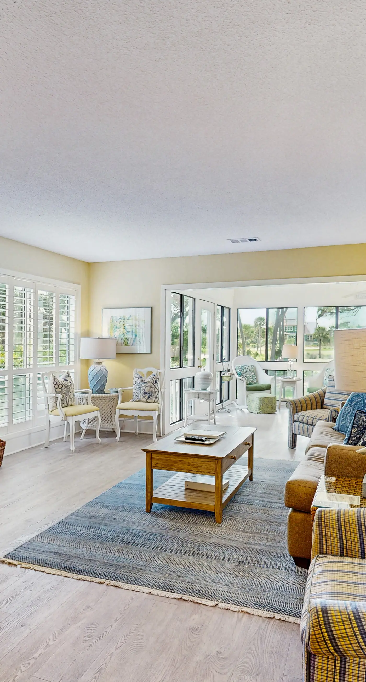First-floor villa overlooking the Ocean Winds golf course 18th fairway