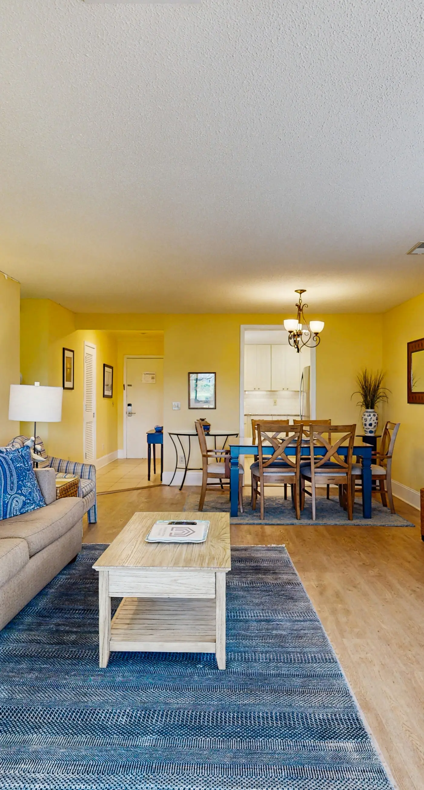 First-floor villa overlooking the Ocean Winds golf course 18th fairway