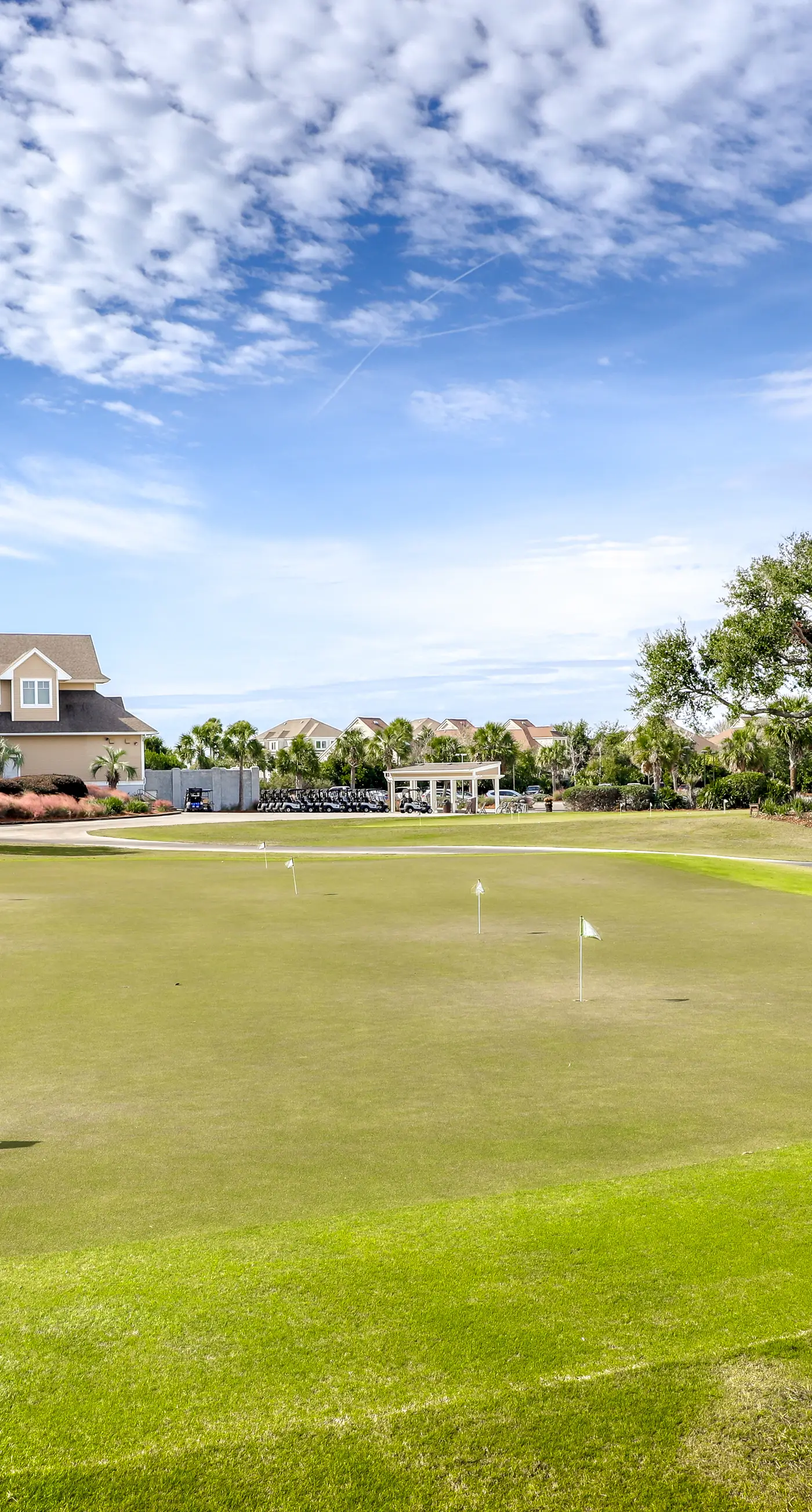 First-floor villa overlooking the Ocean Winds golf course 18th fairway