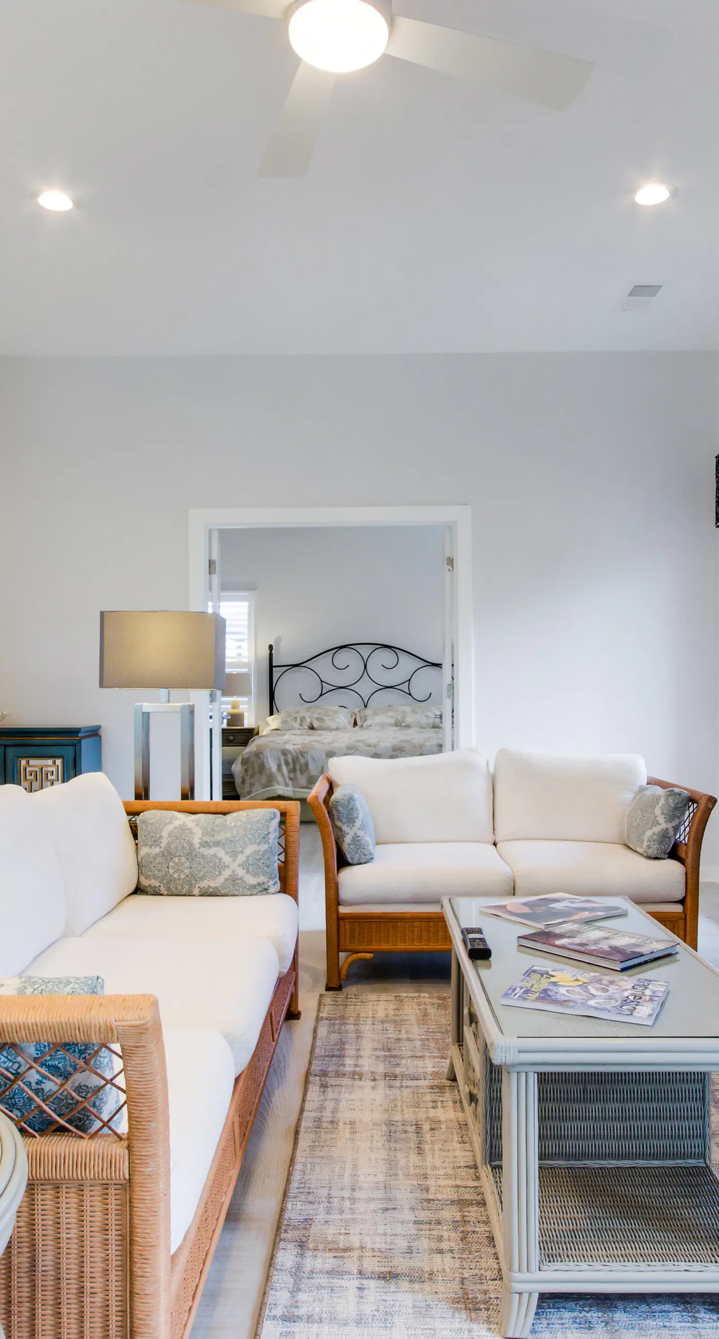 Handicap accessible villa featuring views of hole #1 at Crooked Oaks