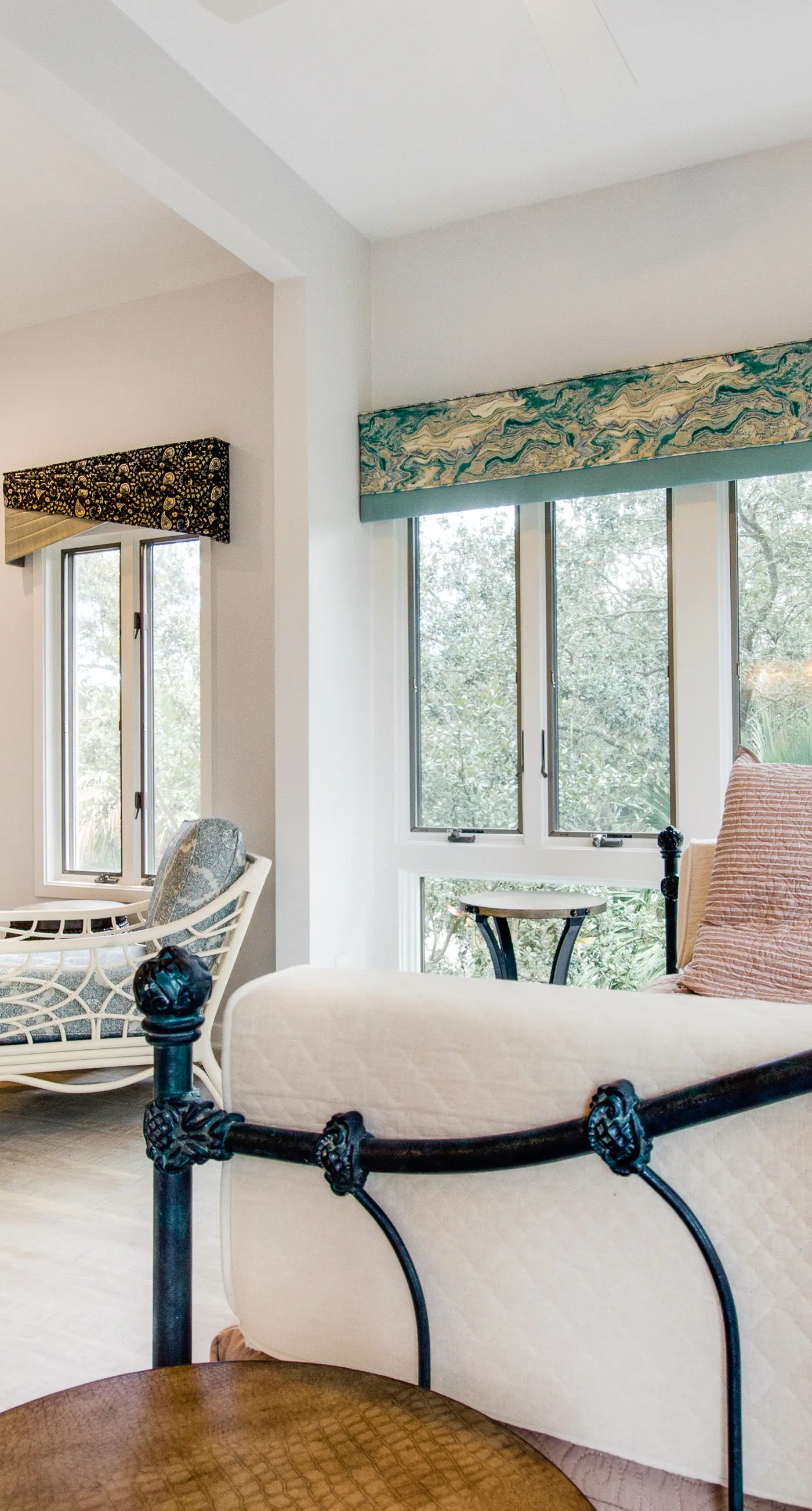 Handicap accessible villa featuring views of hole #1 at Crooked Oaks