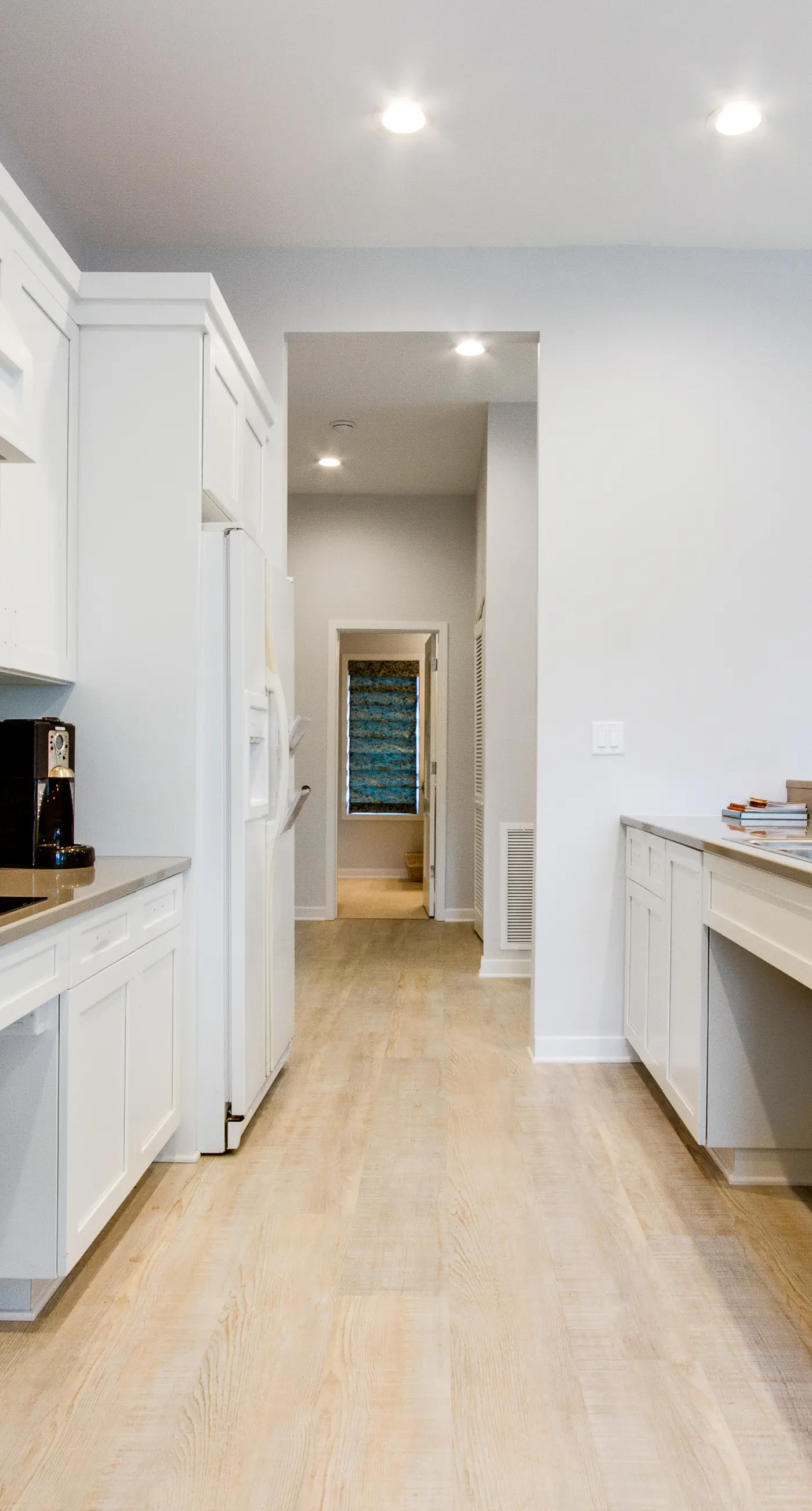 Handicap accessible villa featuring views of hole #1 at Crooked Oaks