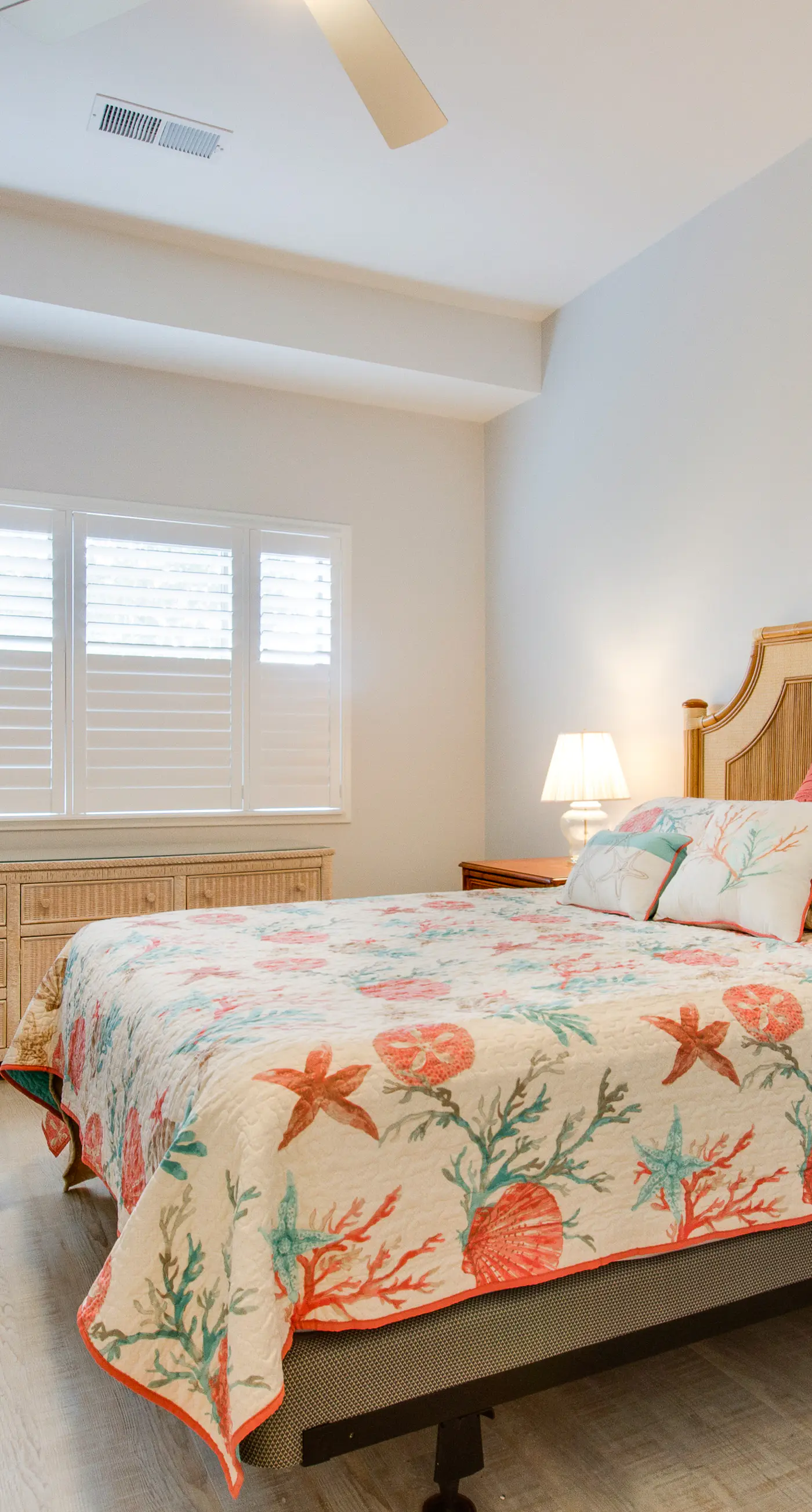 Handicap accessible villa featuring views of hole #1 at Crooked Oaks