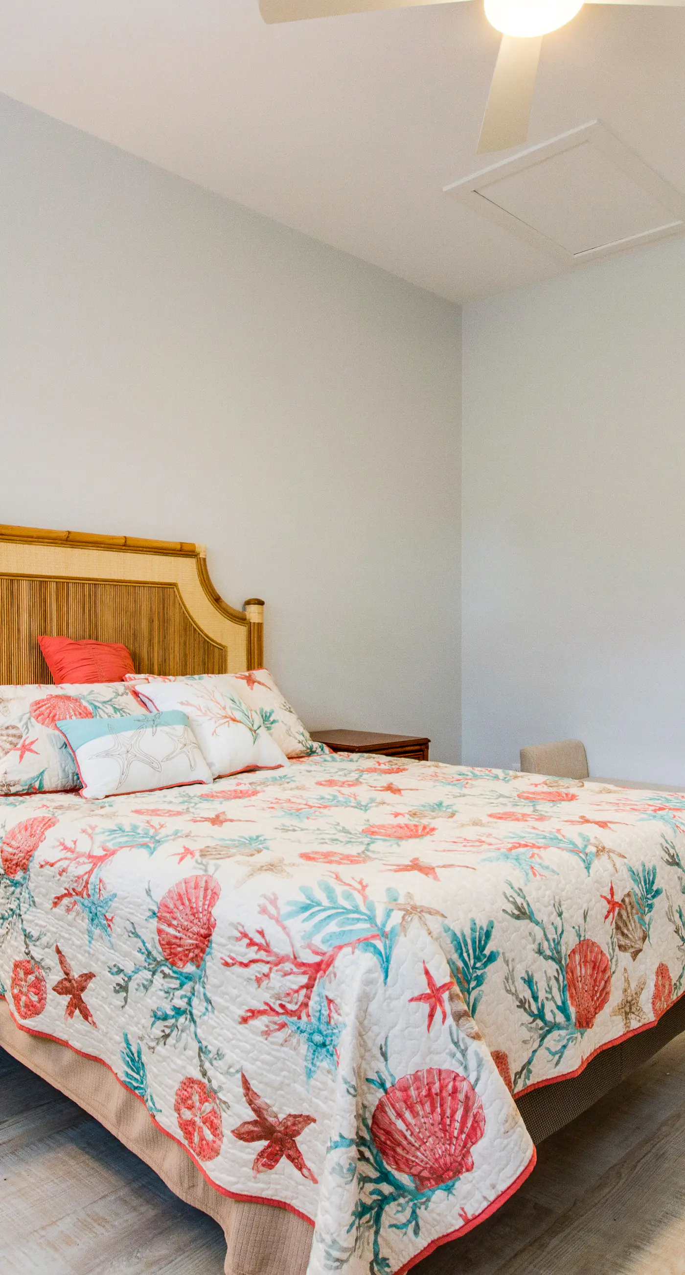 Handicap accessible villa featuring views of hole #1 at Crooked Oaks