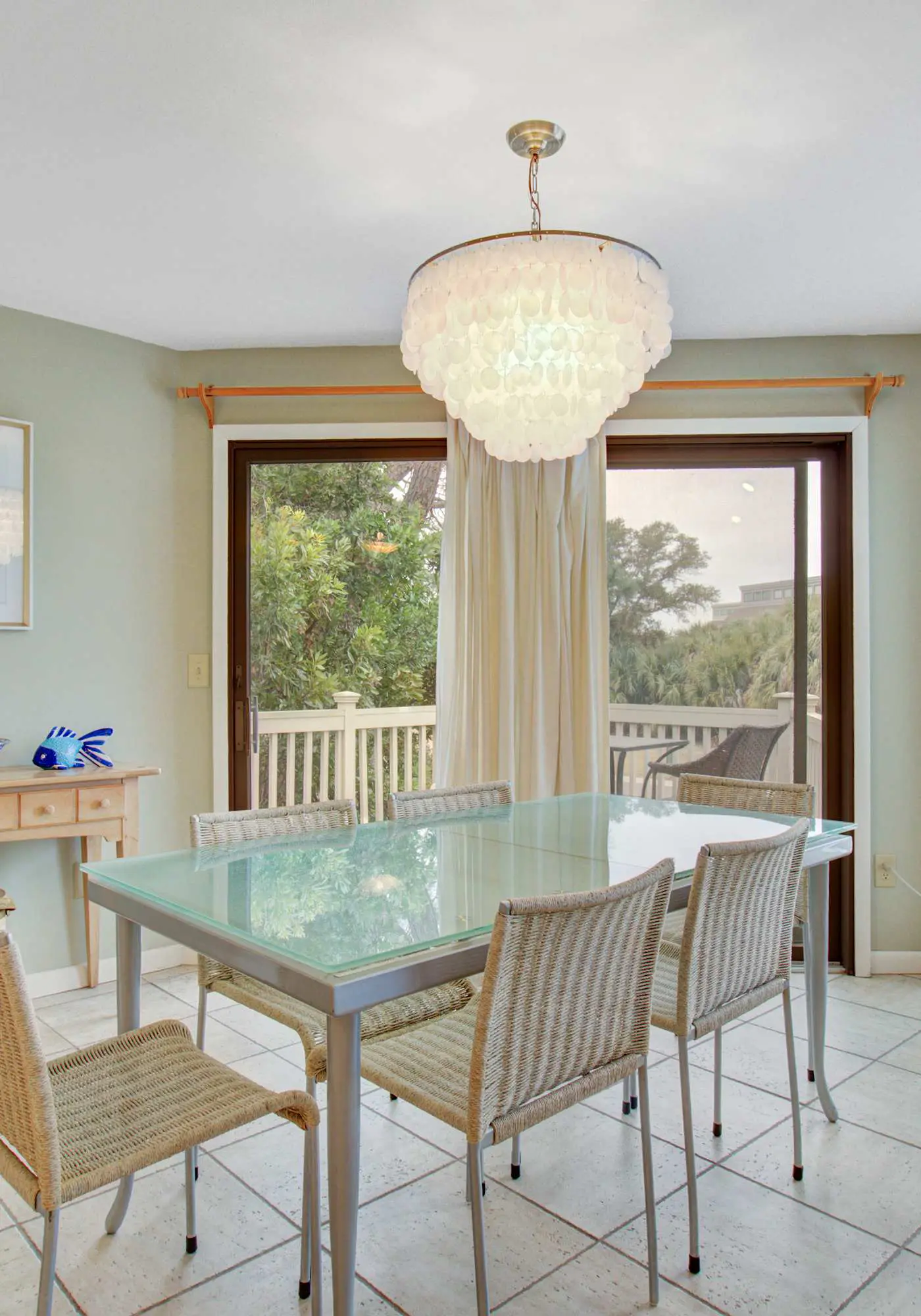 Villa with screened porch & fabulous views - just across the street from the beach