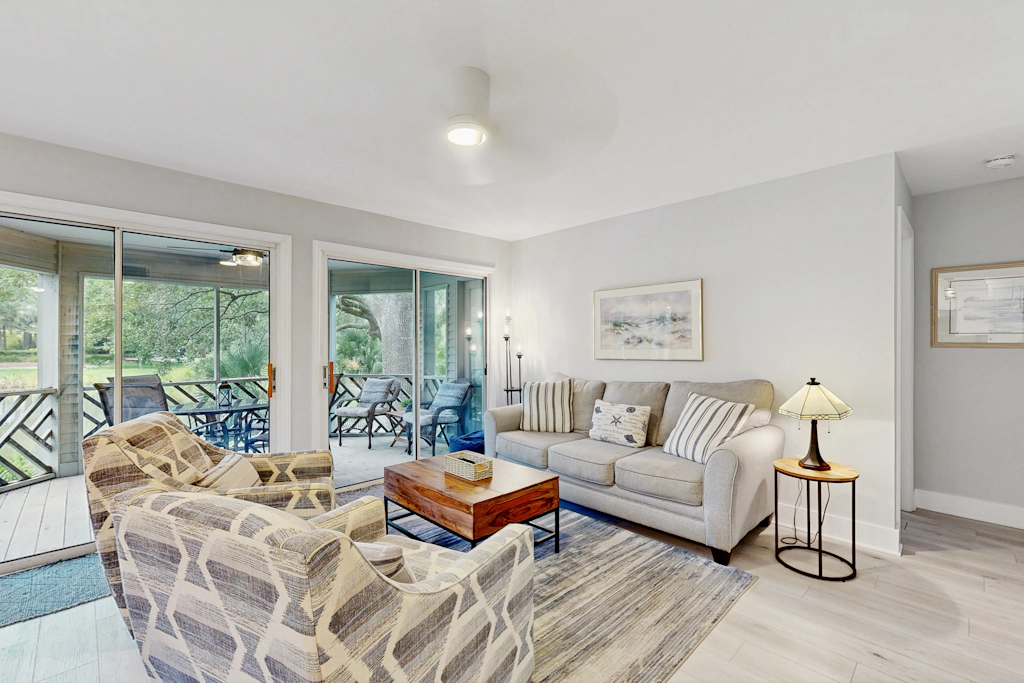 Relaxing Lagoon-View Villa Near Beach, Golf & Steps from Trails