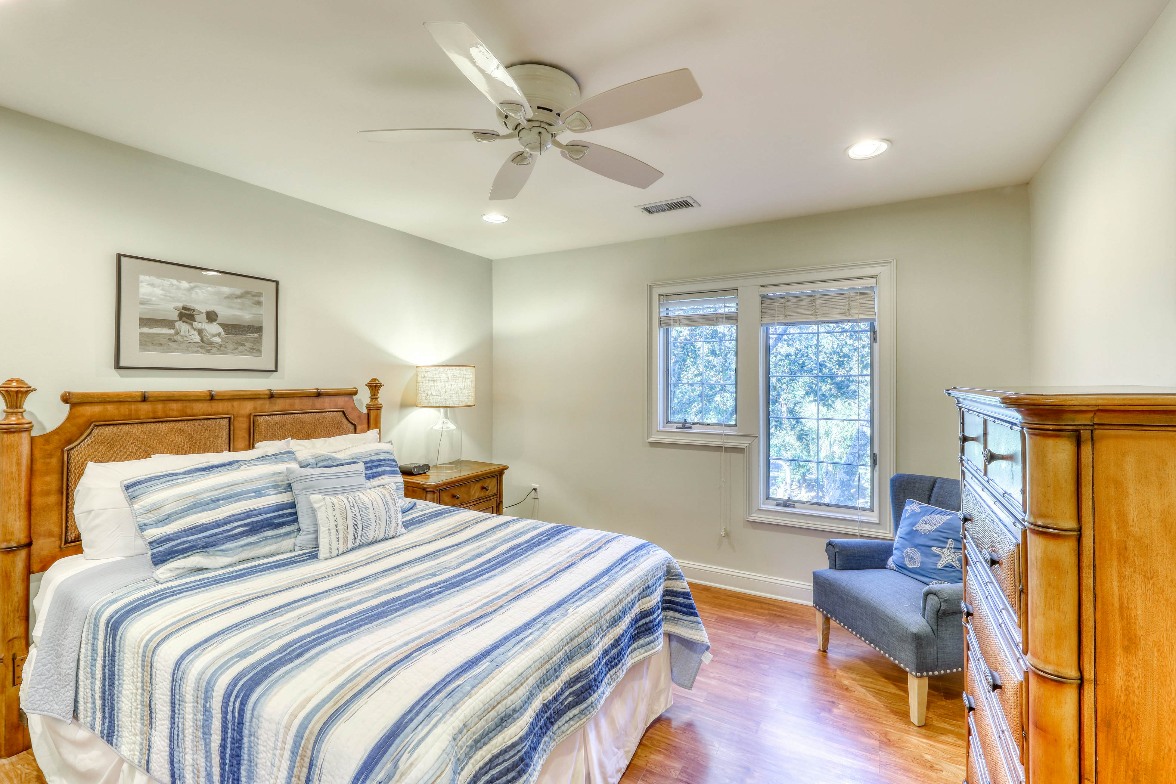 Dog-Friendly Waterfront Condo with Furnished Deck & Beach Views