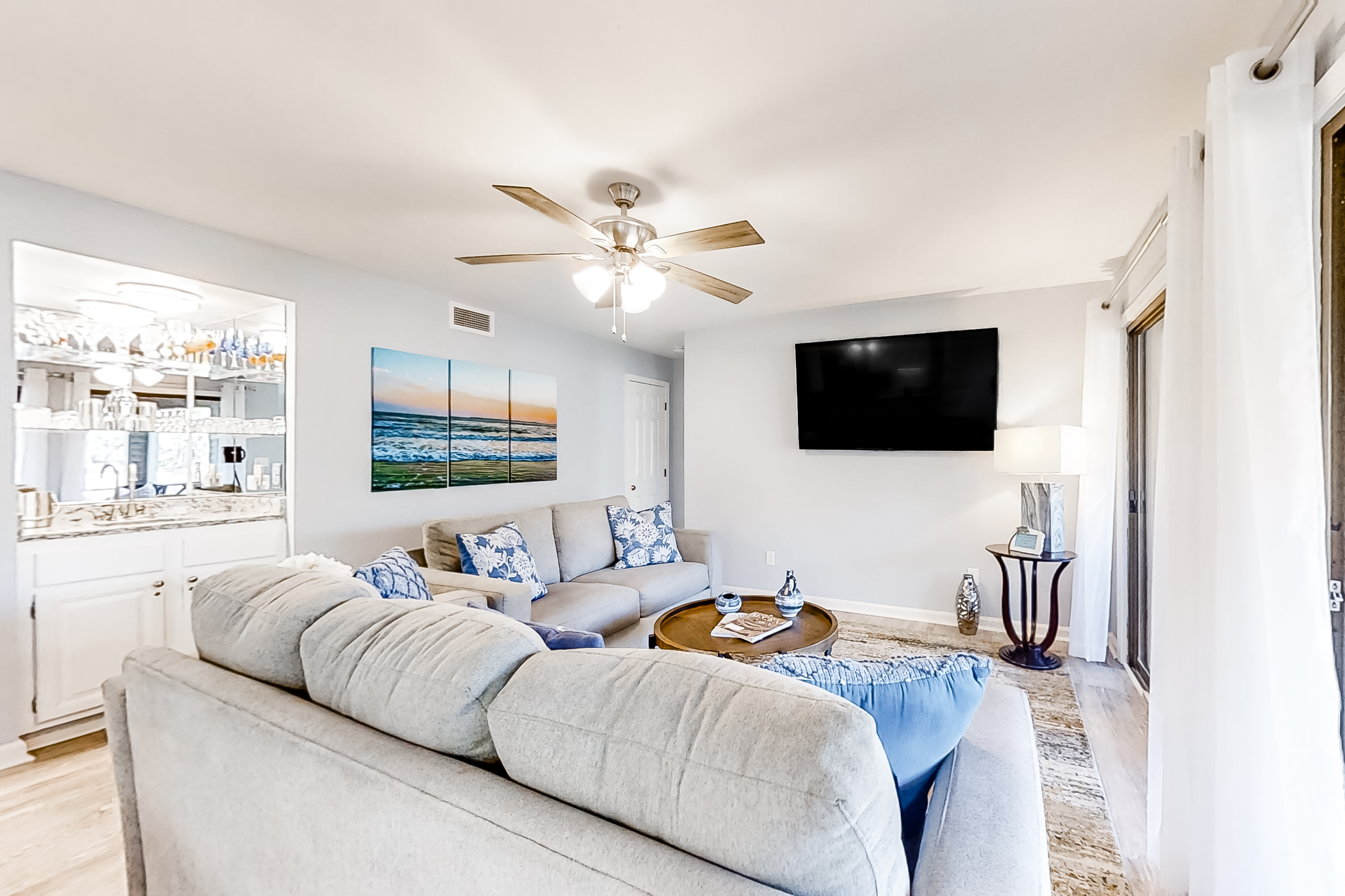 Updated beach villa with lagoon-view balcony at Kiawah Island Golf Resort