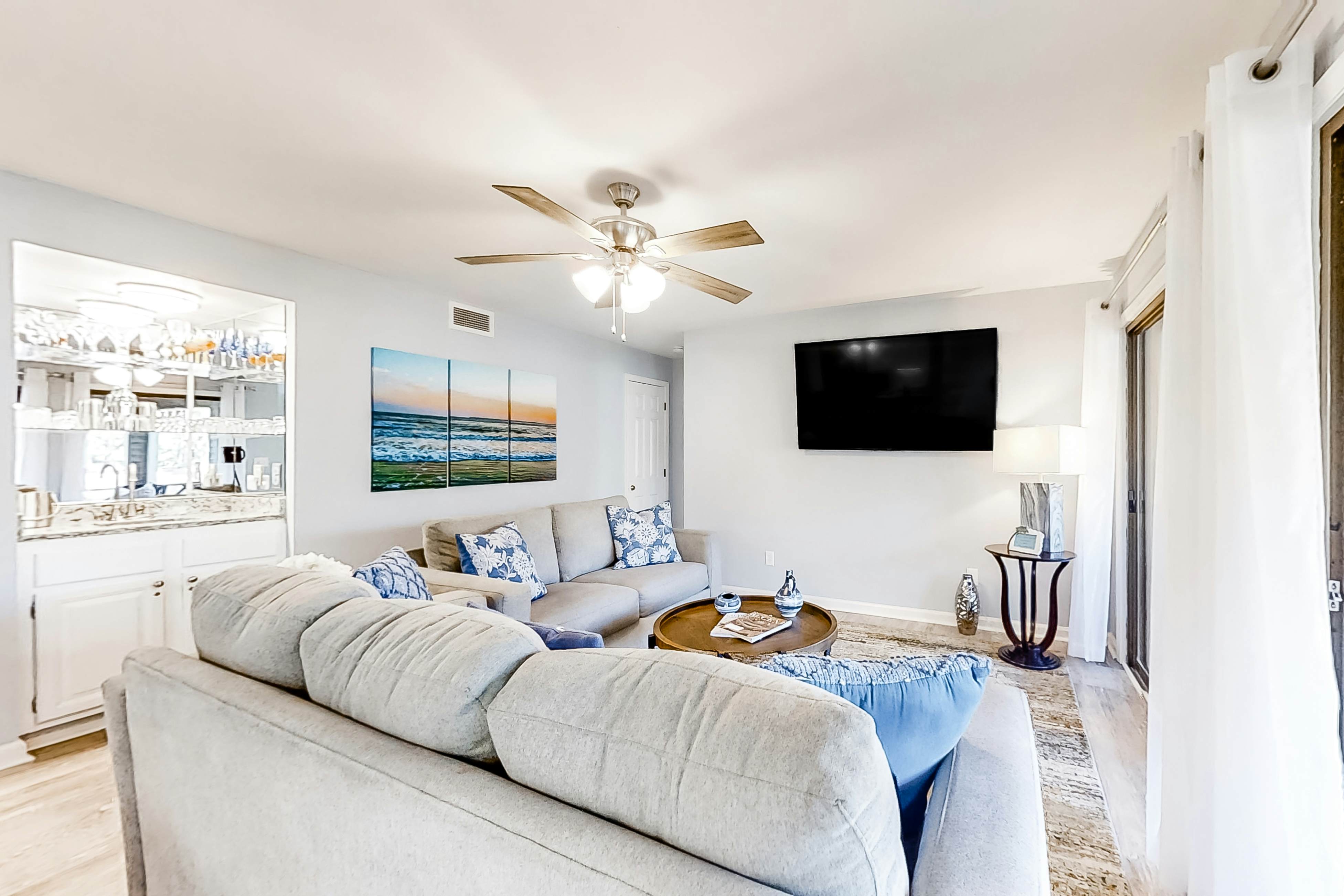 Updated beach villa with lagoon-view balcony at Kiawah Island Golf Resort