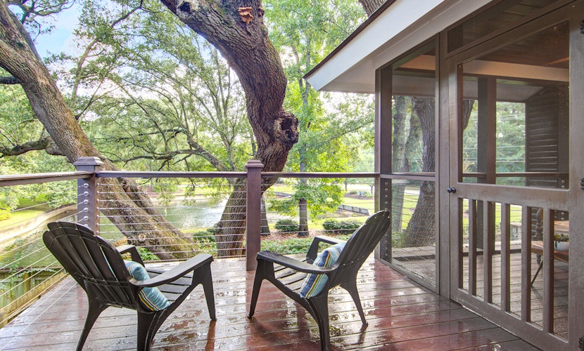 Exquisite escape with lake views, second-floor deck & sunroom - dog-friendly