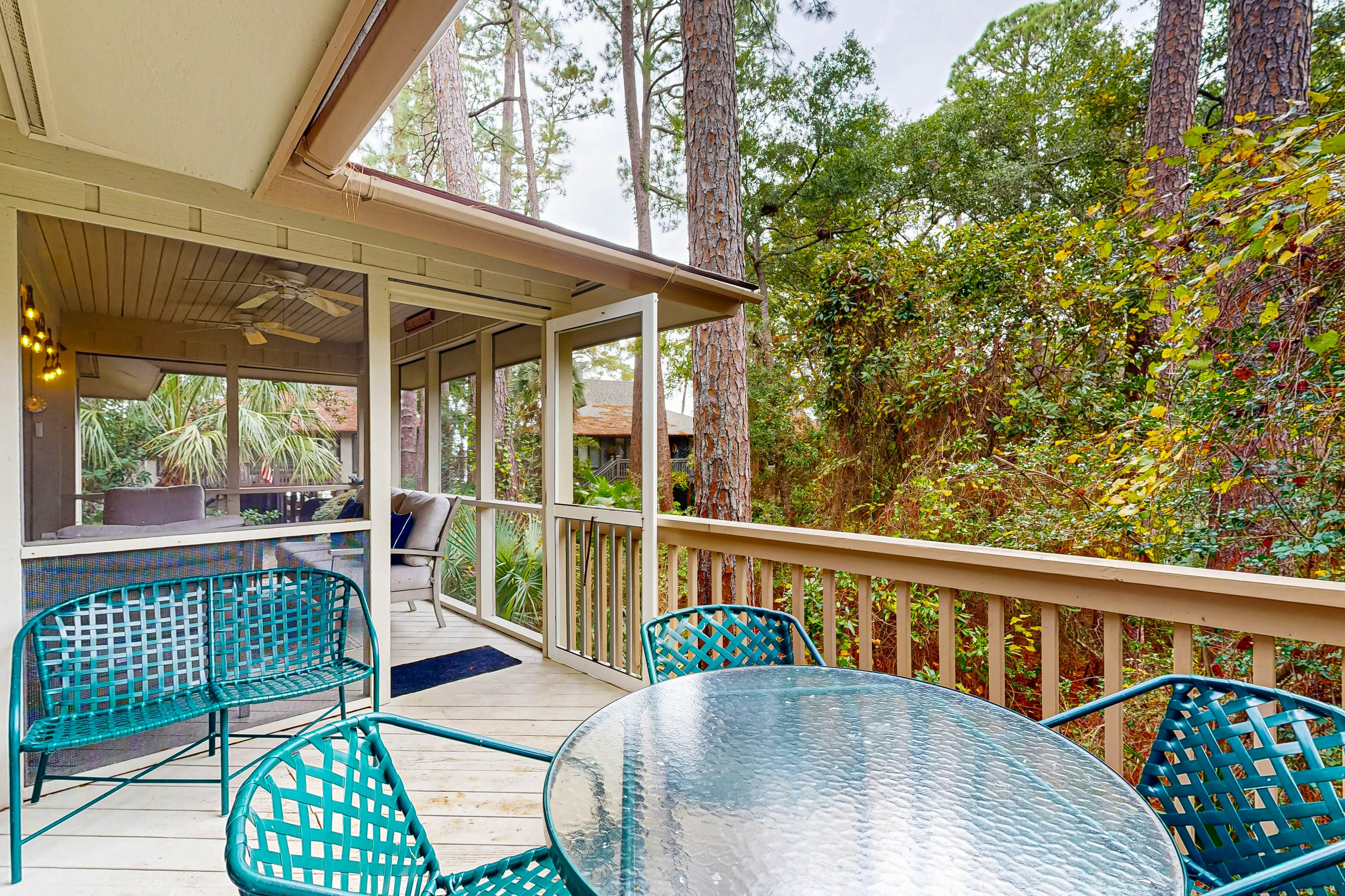 Dog-friendly home with deck, grill & pool - easy walk to beach, dining & shops