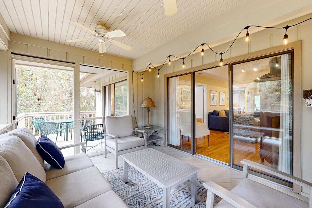 Dog-friendly home with deck, grill & pool - easy walk to beach, dining & shops