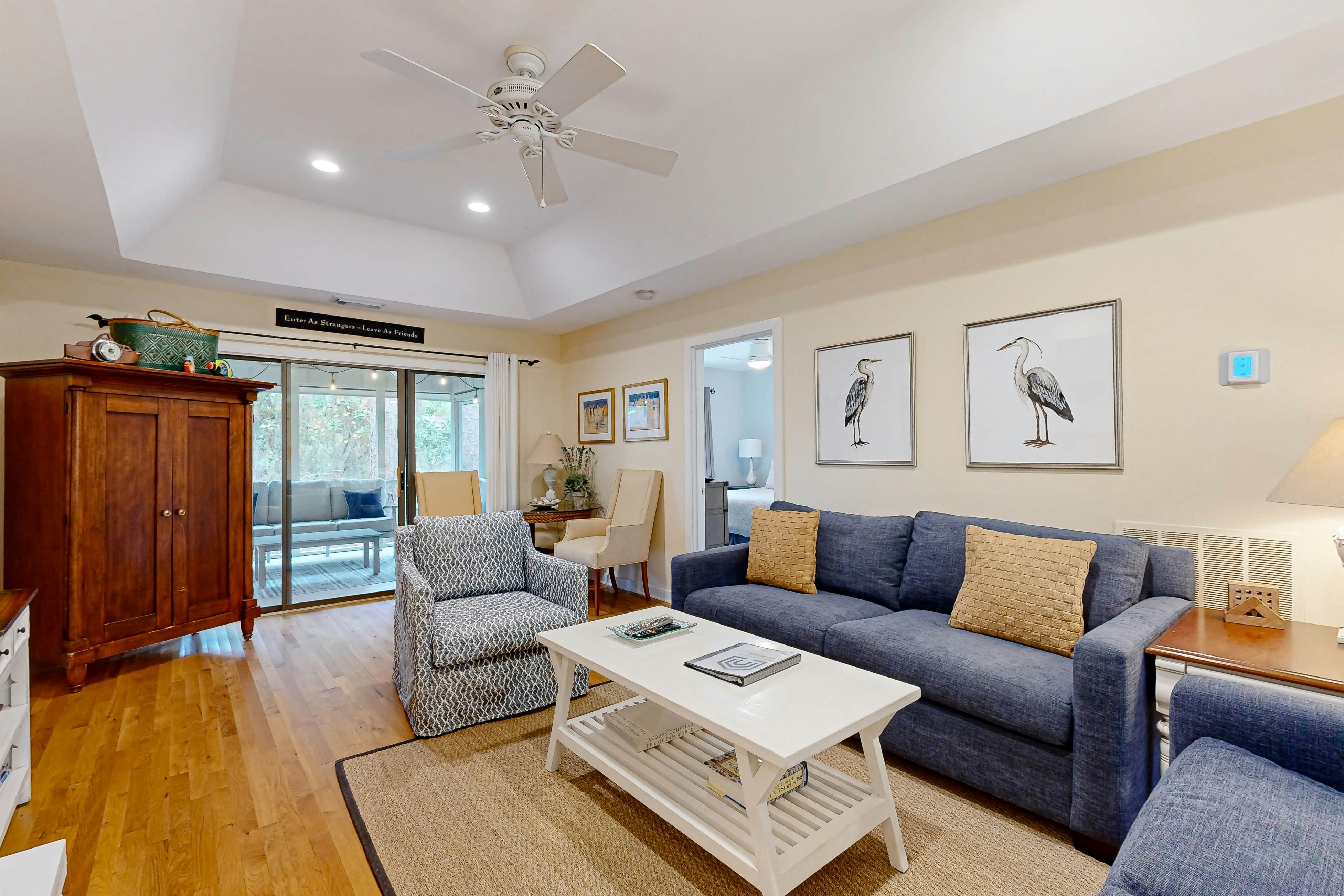 Dog-friendly home with deck, grill & pool - easy walk to beach, dining & shops