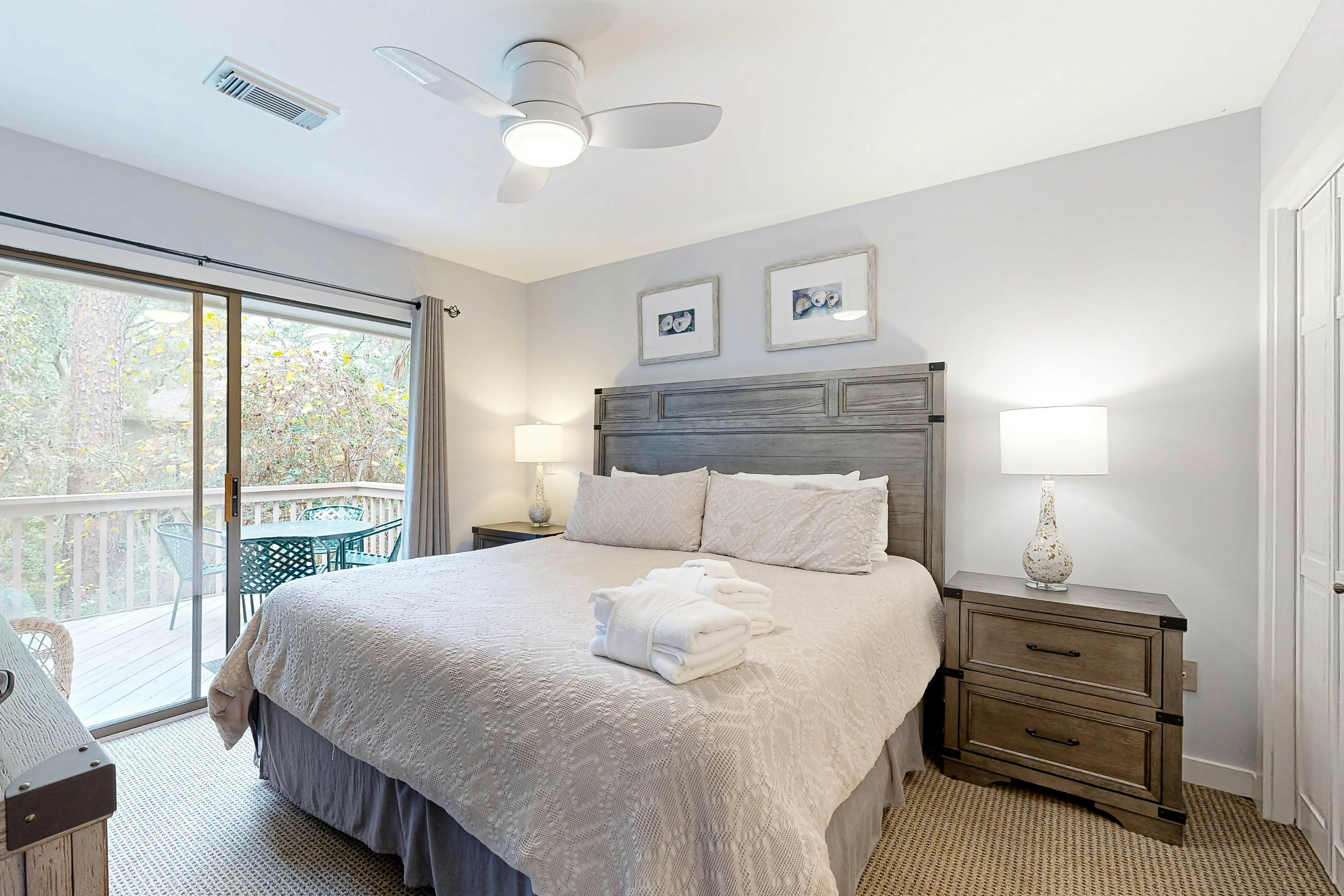 Dog-friendly home with deck, grill & pool - easy walk to beach, dining & shops