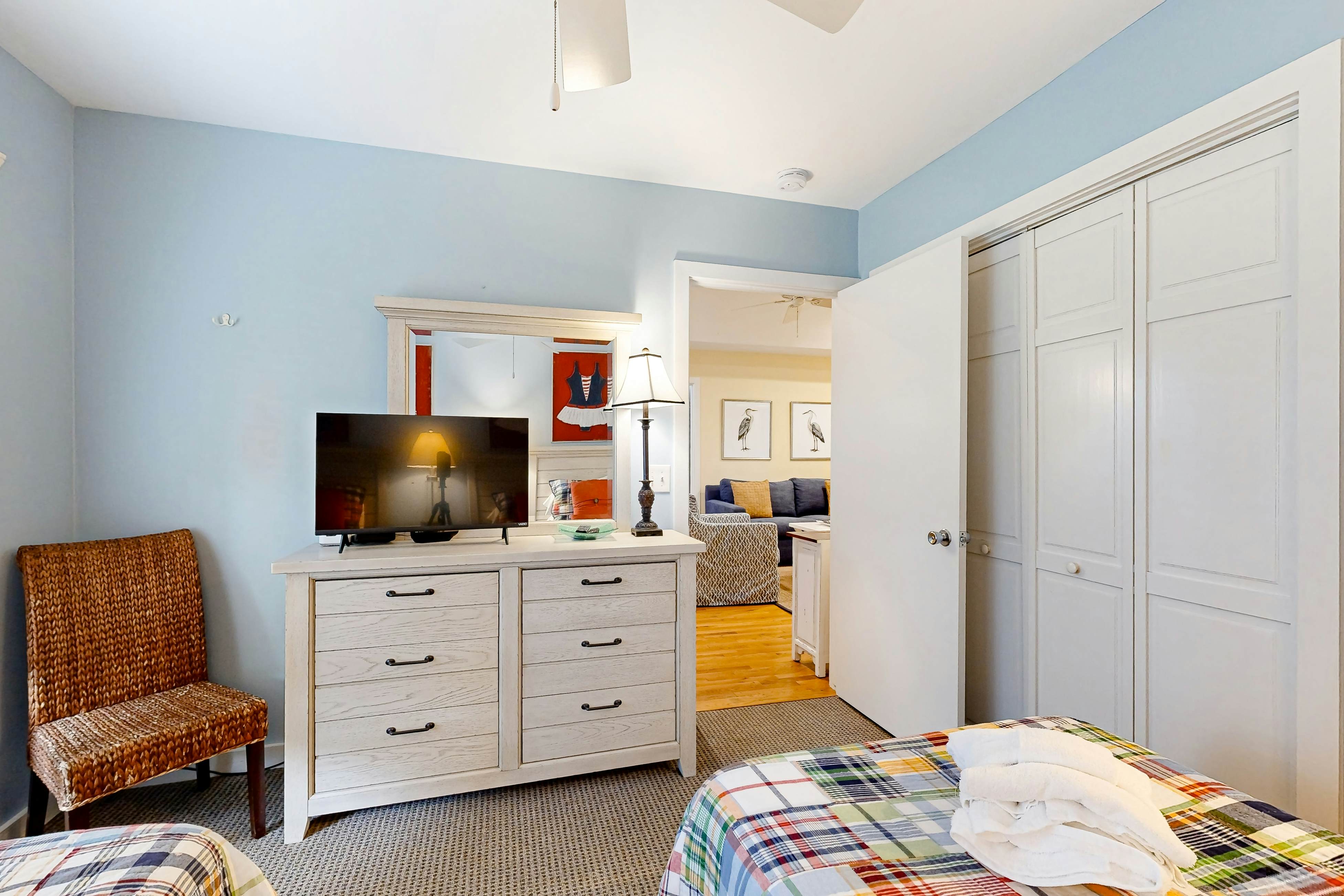 Dog-friendly home with deck, grill & pool - easy walk to beach, dining & shops