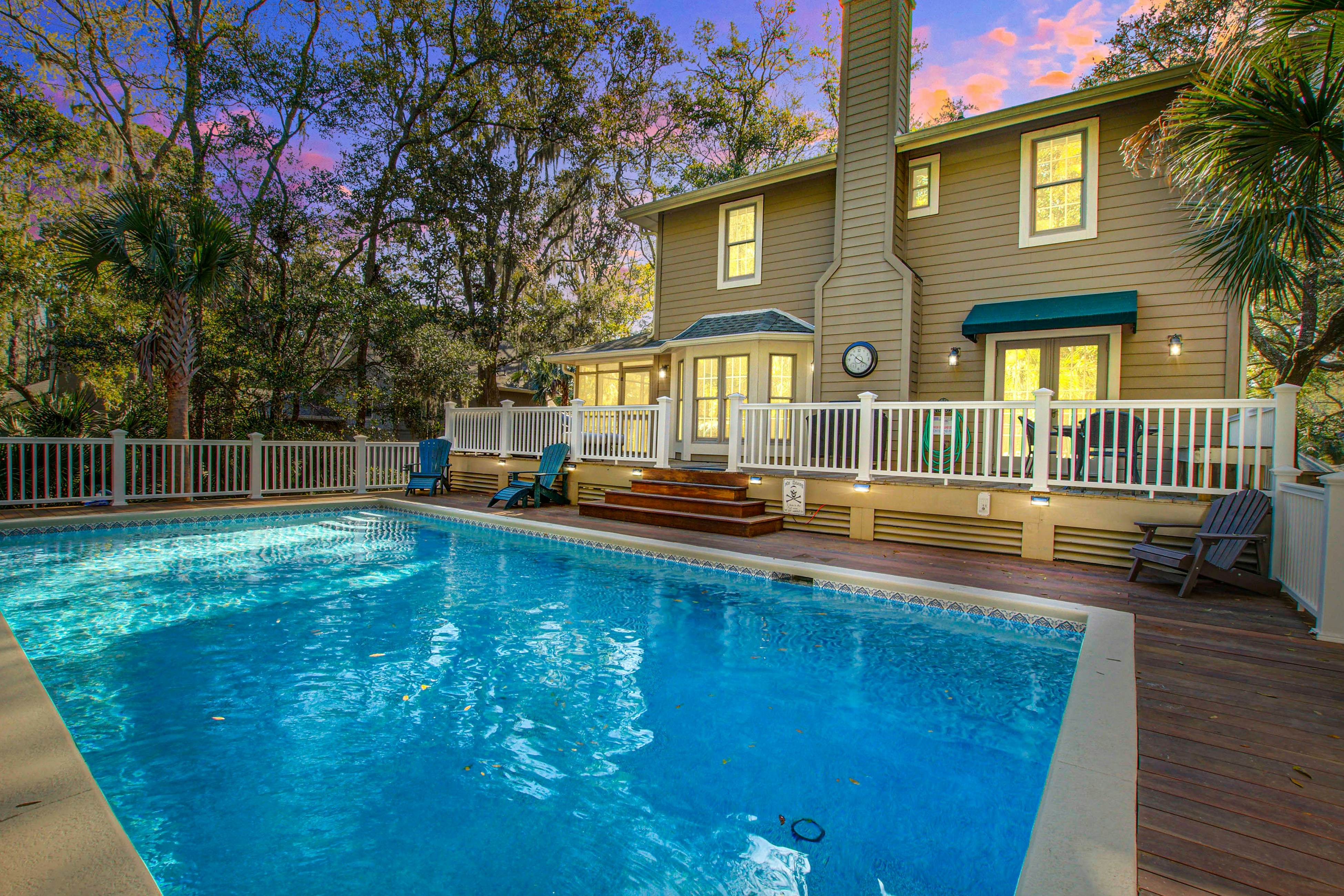 Quiet, Secluded Home w/ Private Pool - Close to Nature Trails, Beach, & Golf