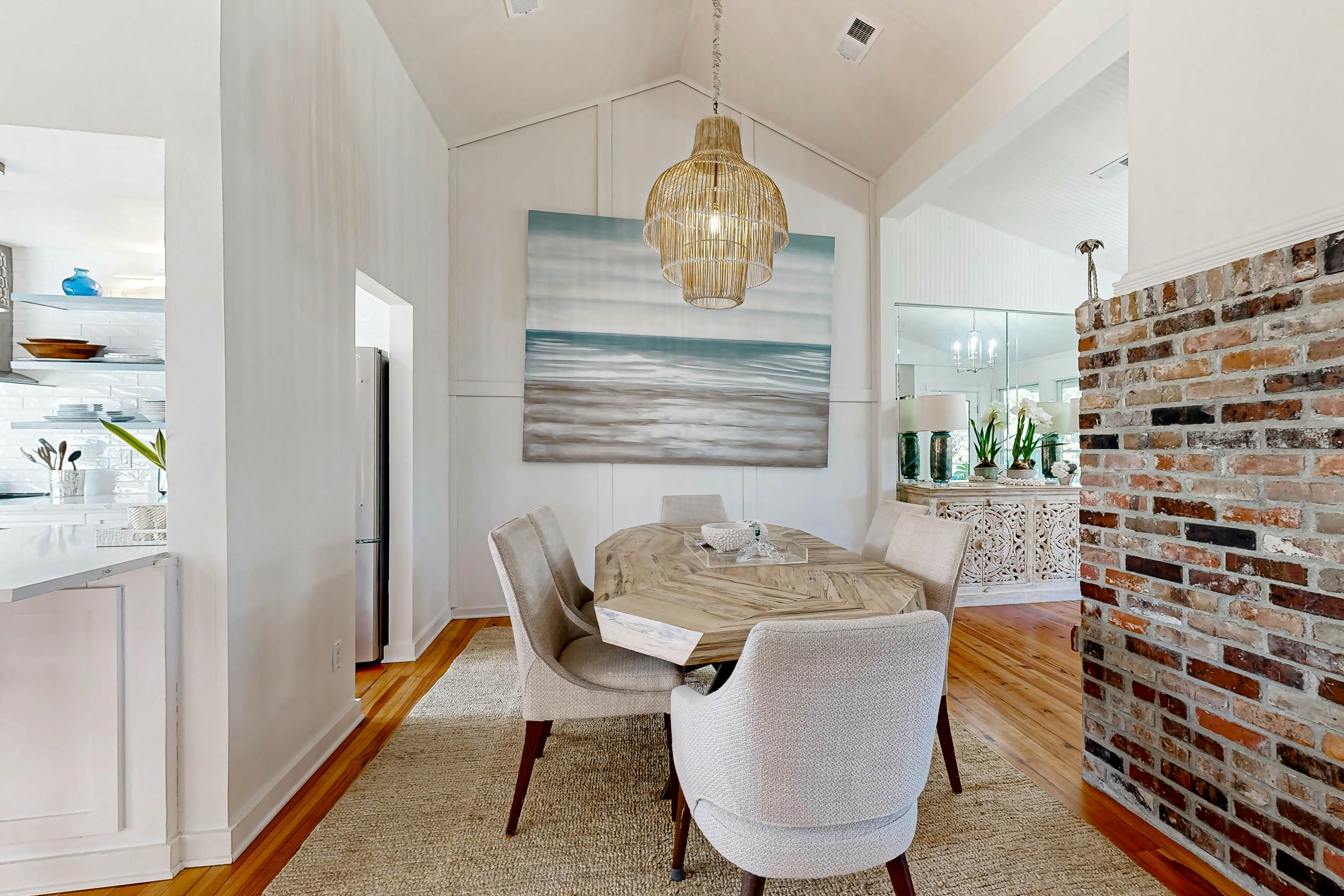 Updated townhouse with outside deck, shared pool, tennis, pickleball and beach