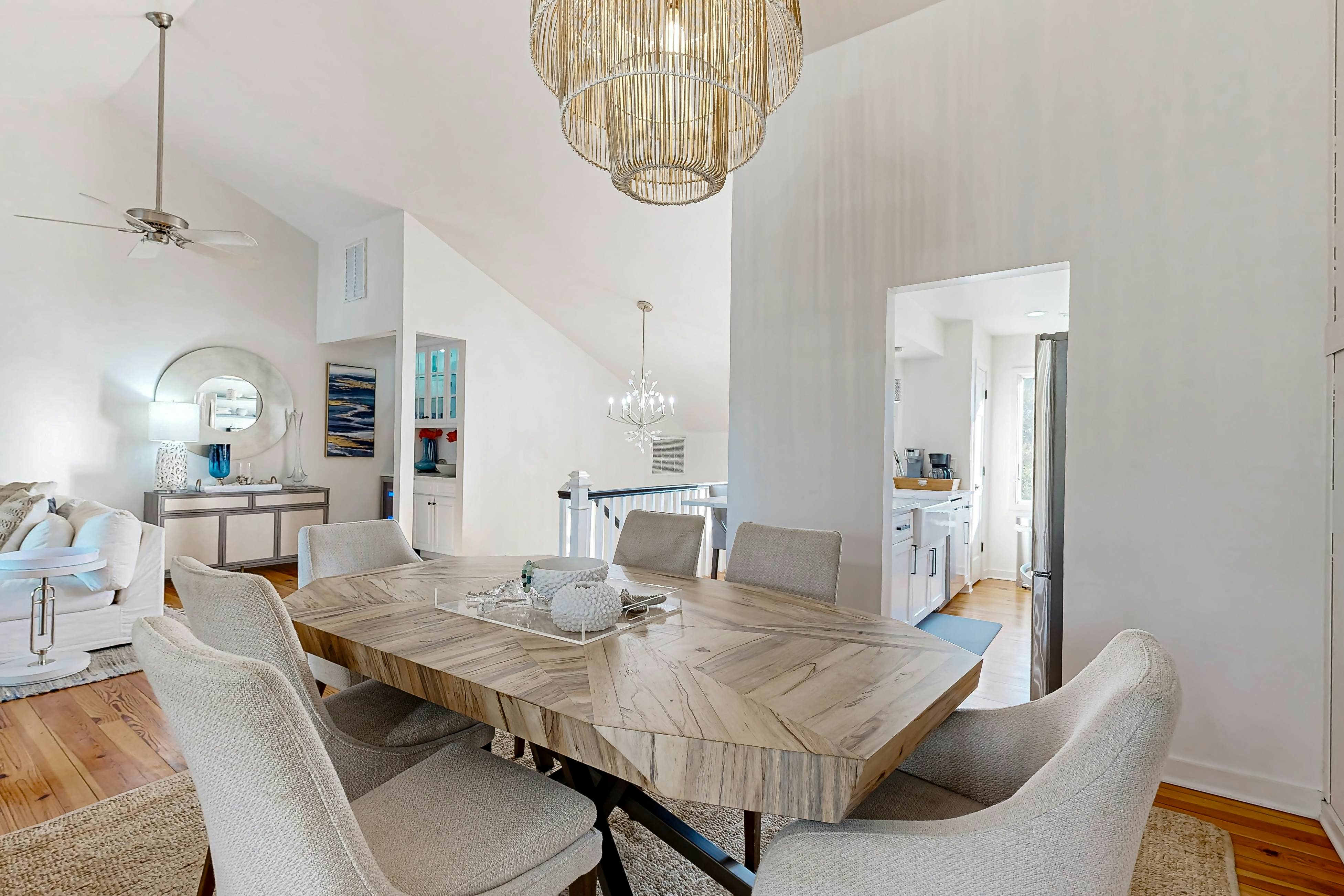 Updated townhouse with outside deck, shared pool, tennis, pickleball and beach