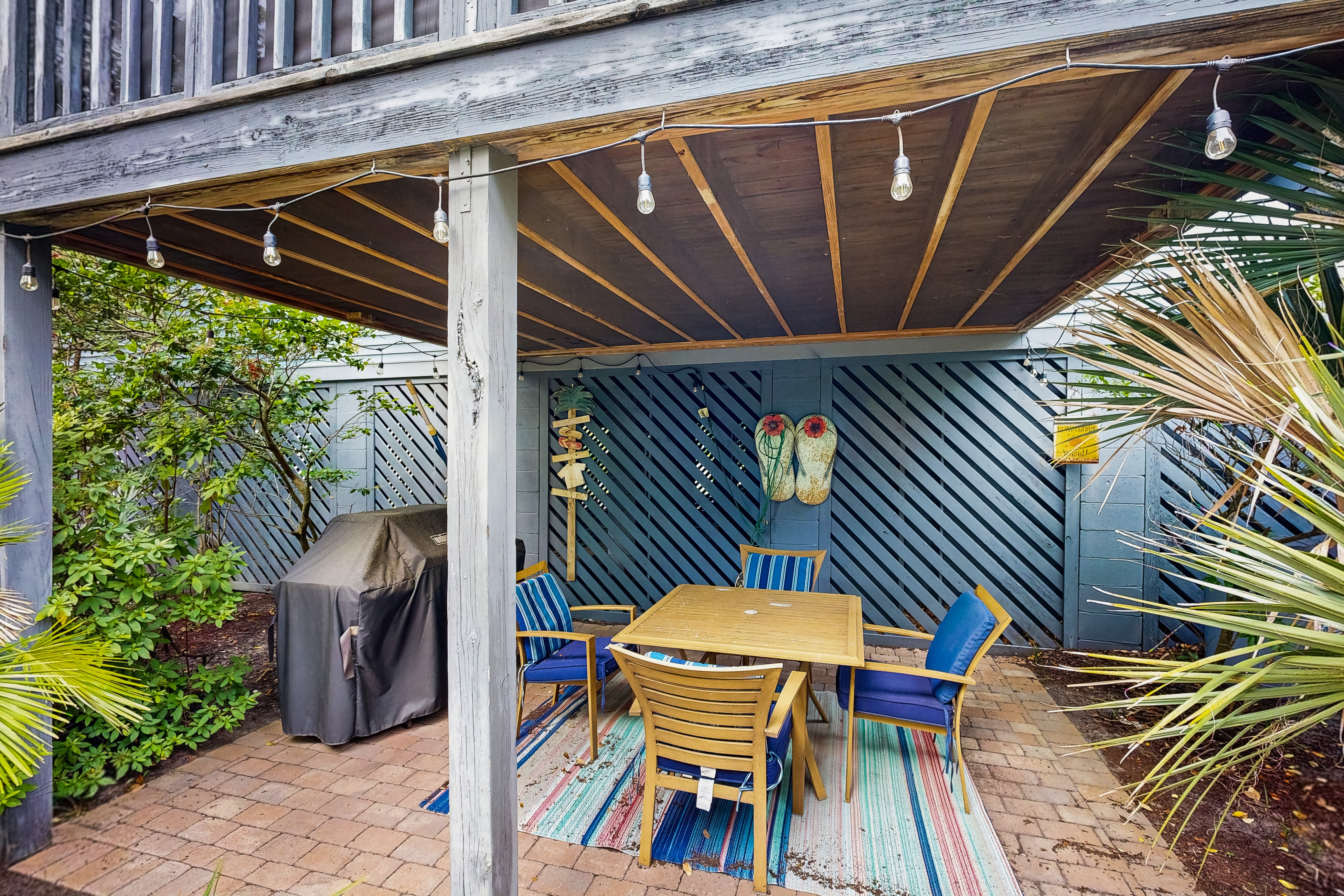 Peaceful Isle of Palms escape with heated pool,  grill and patio