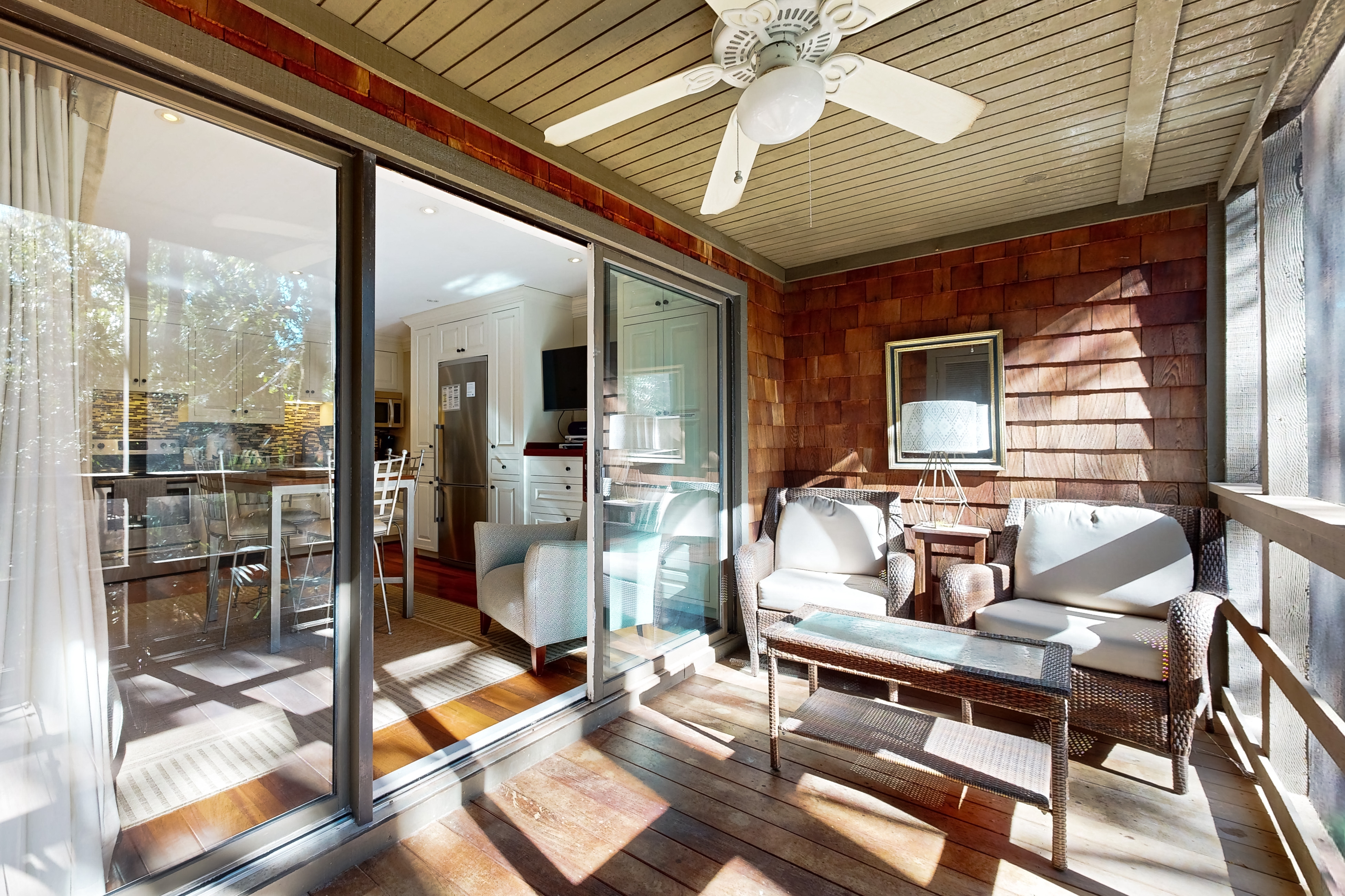 Refurbished Villa with Private Wooded Views, Tennis & Nearby Beach Access