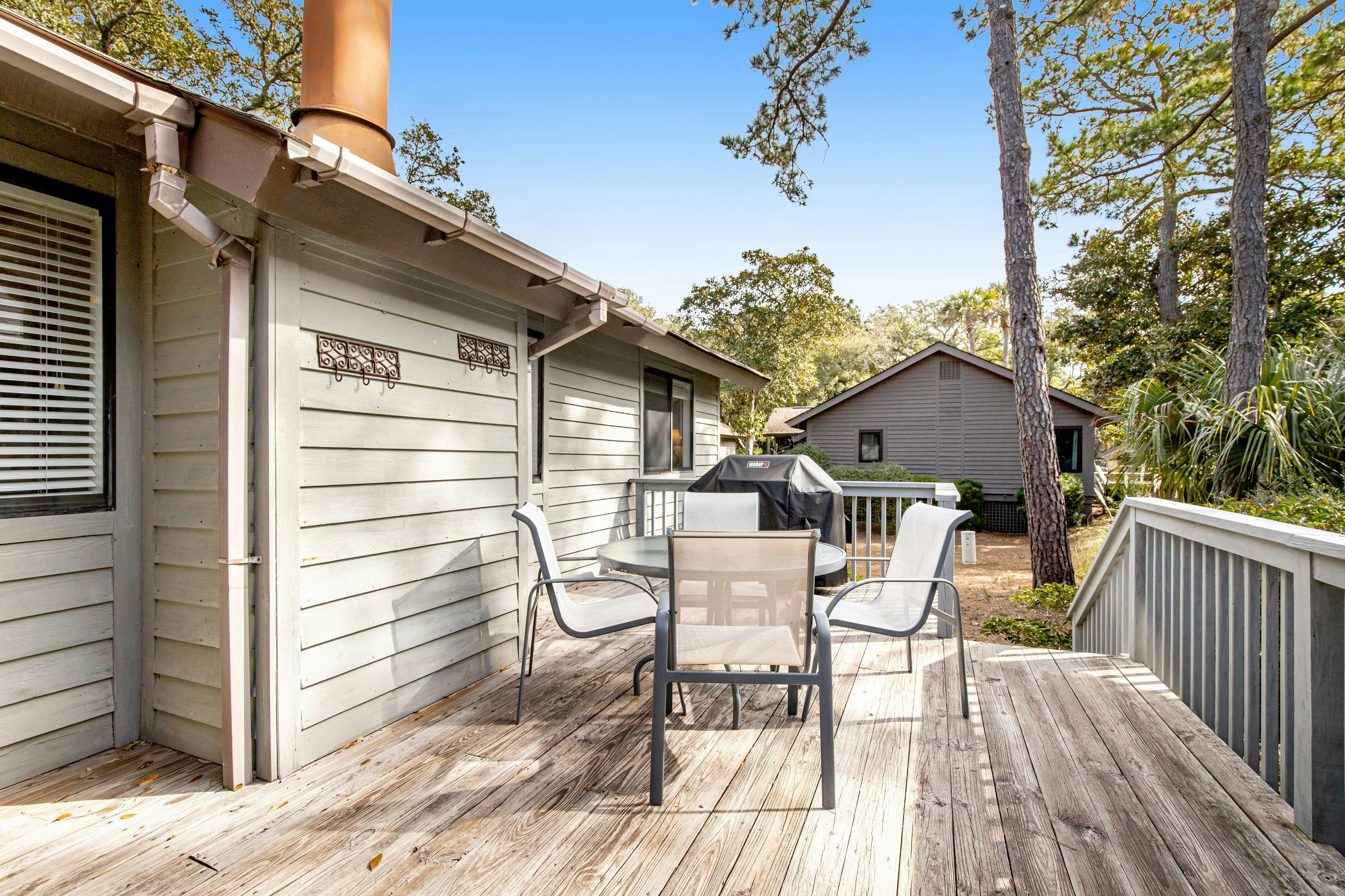 Dog-Friendly Home with Deck, Screened Porch & Woodland Views - Near Beach