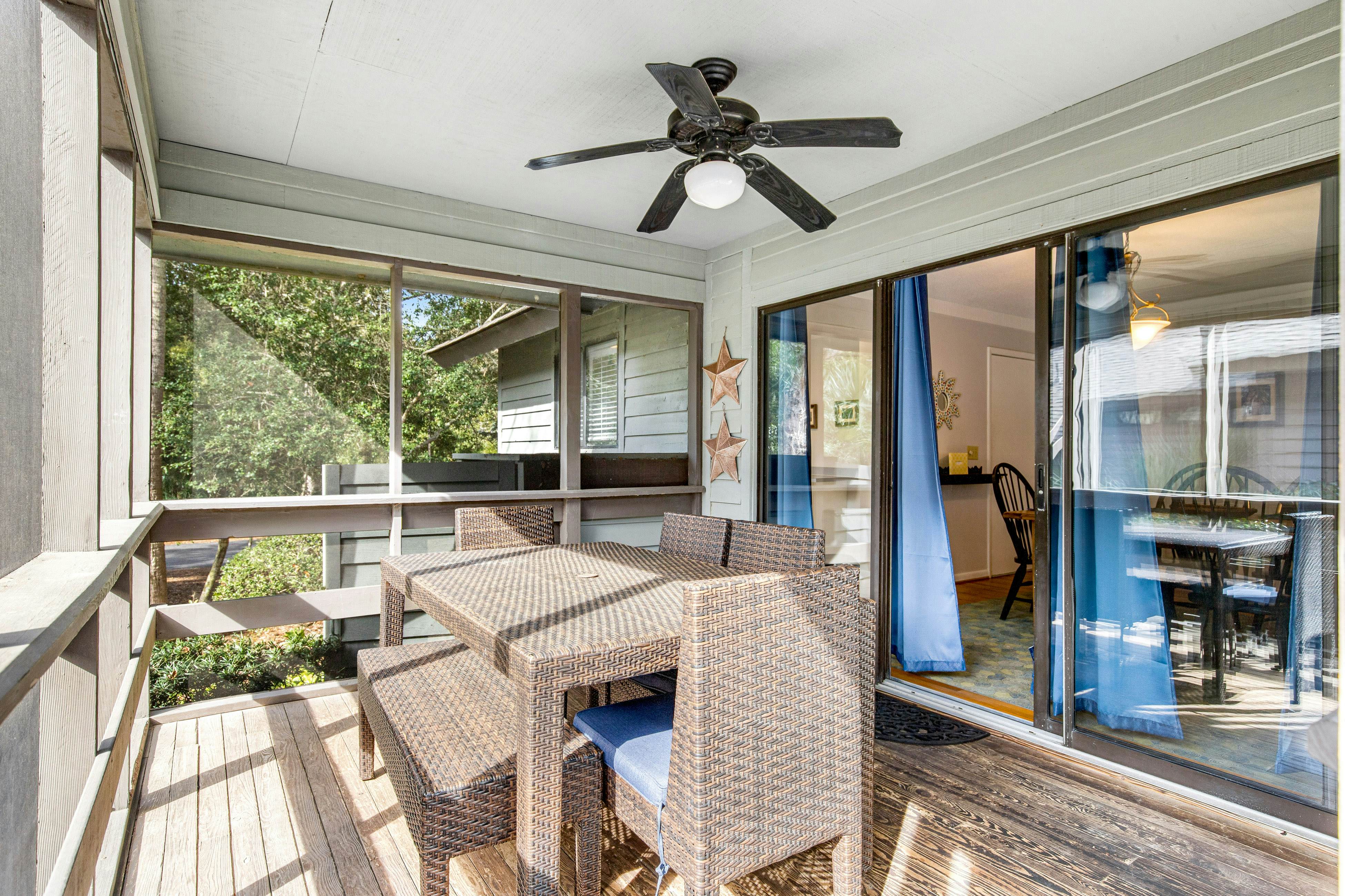 Dog-Friendly Home with Deck, Screened Porch & Woodland Views - Near Beach