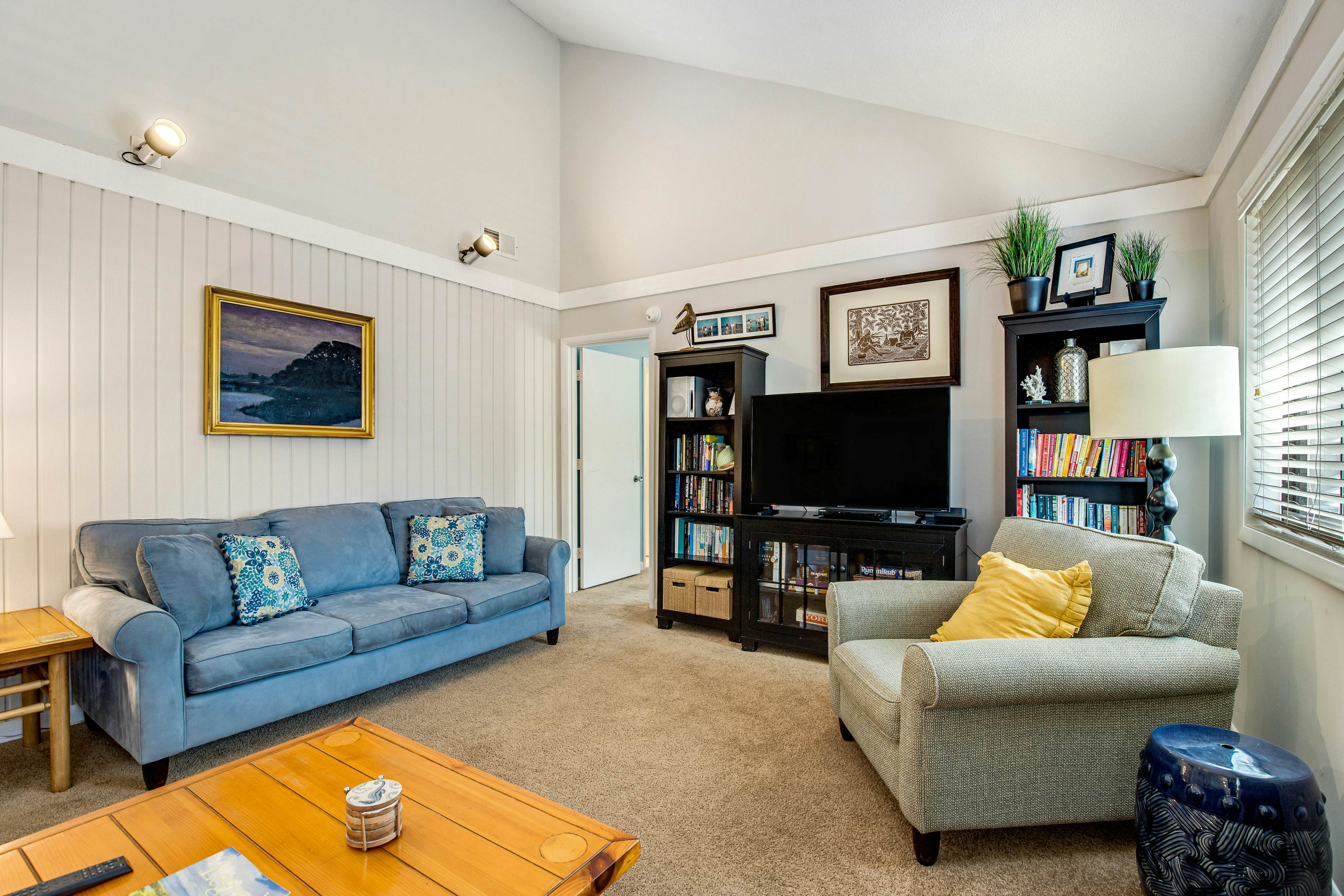 Dog-Friendly Home with Deck, Screened Porch & Woodland Views - Near Beach