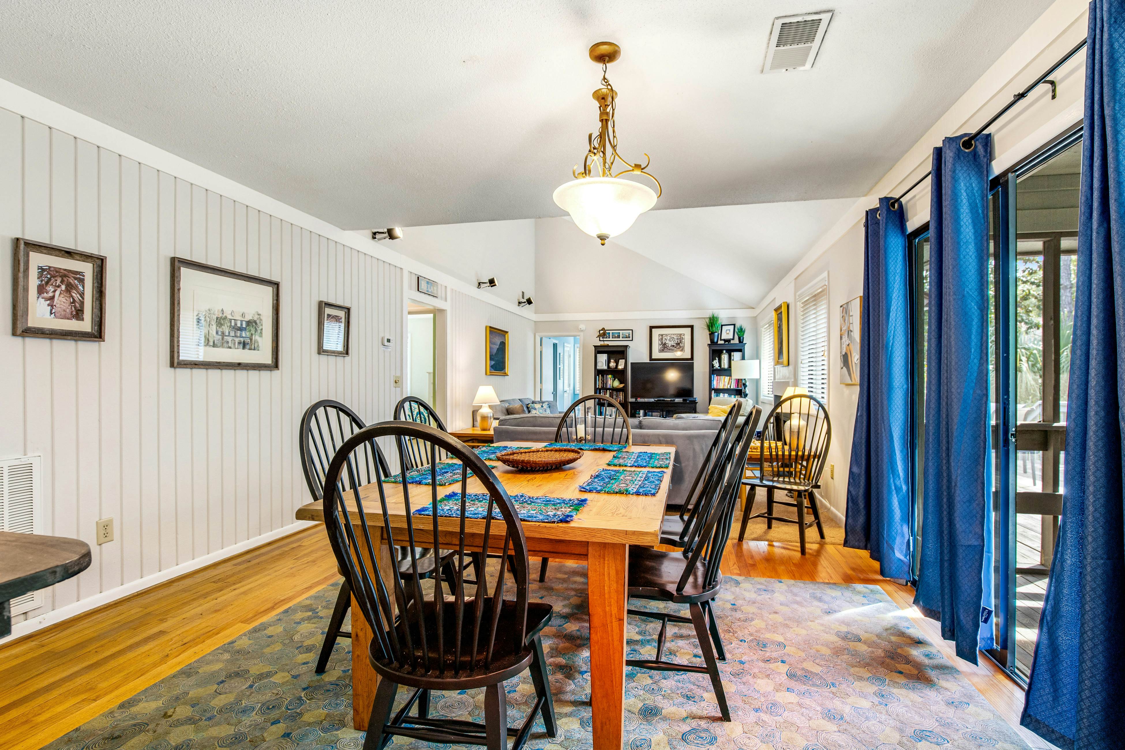 Dog-Friendly Home with Deck, Screened Porch & Woodland Views - Near Beach