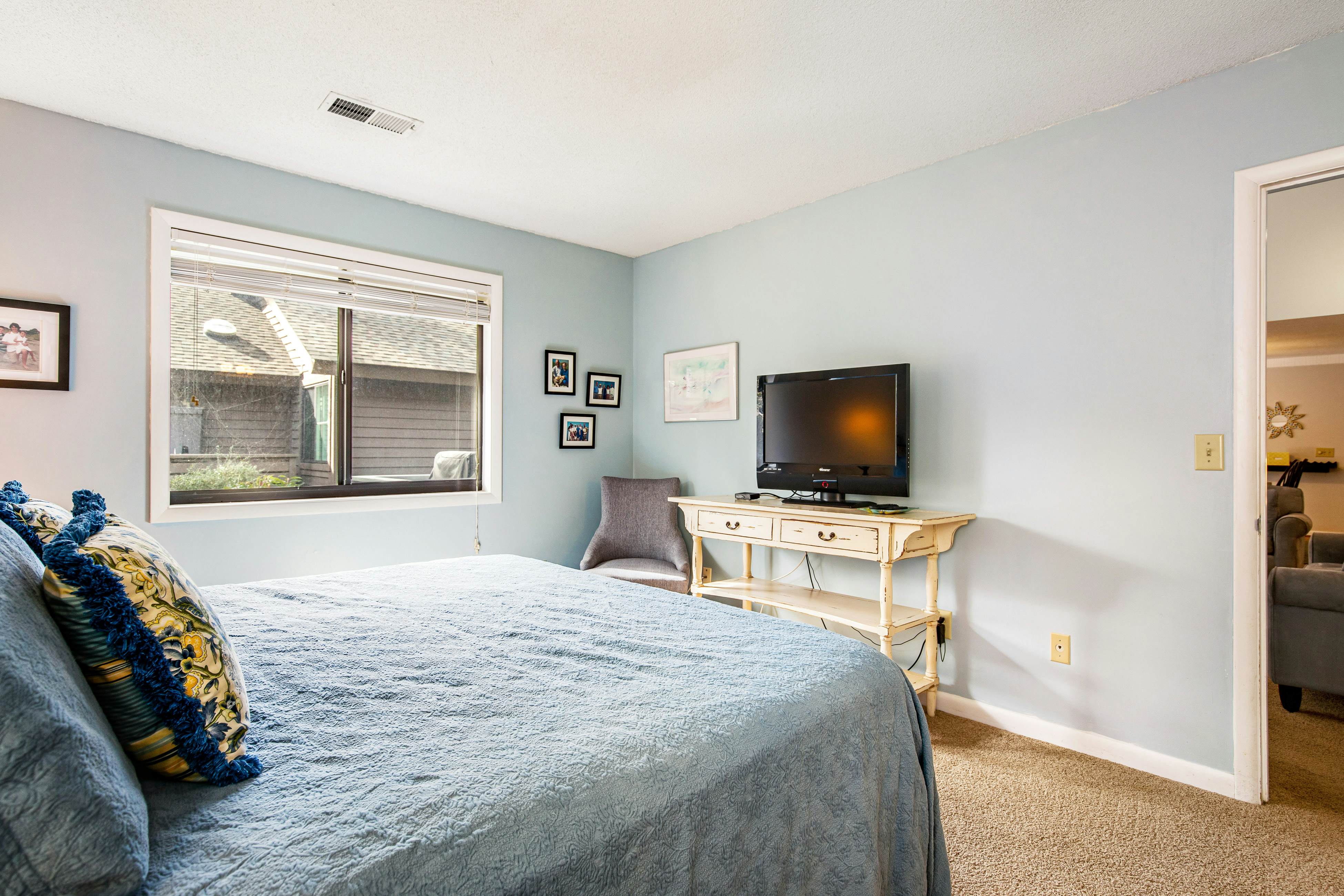 Dog-Friendly Home with Deck, Screened Porch & Woodland Views - Near Beach