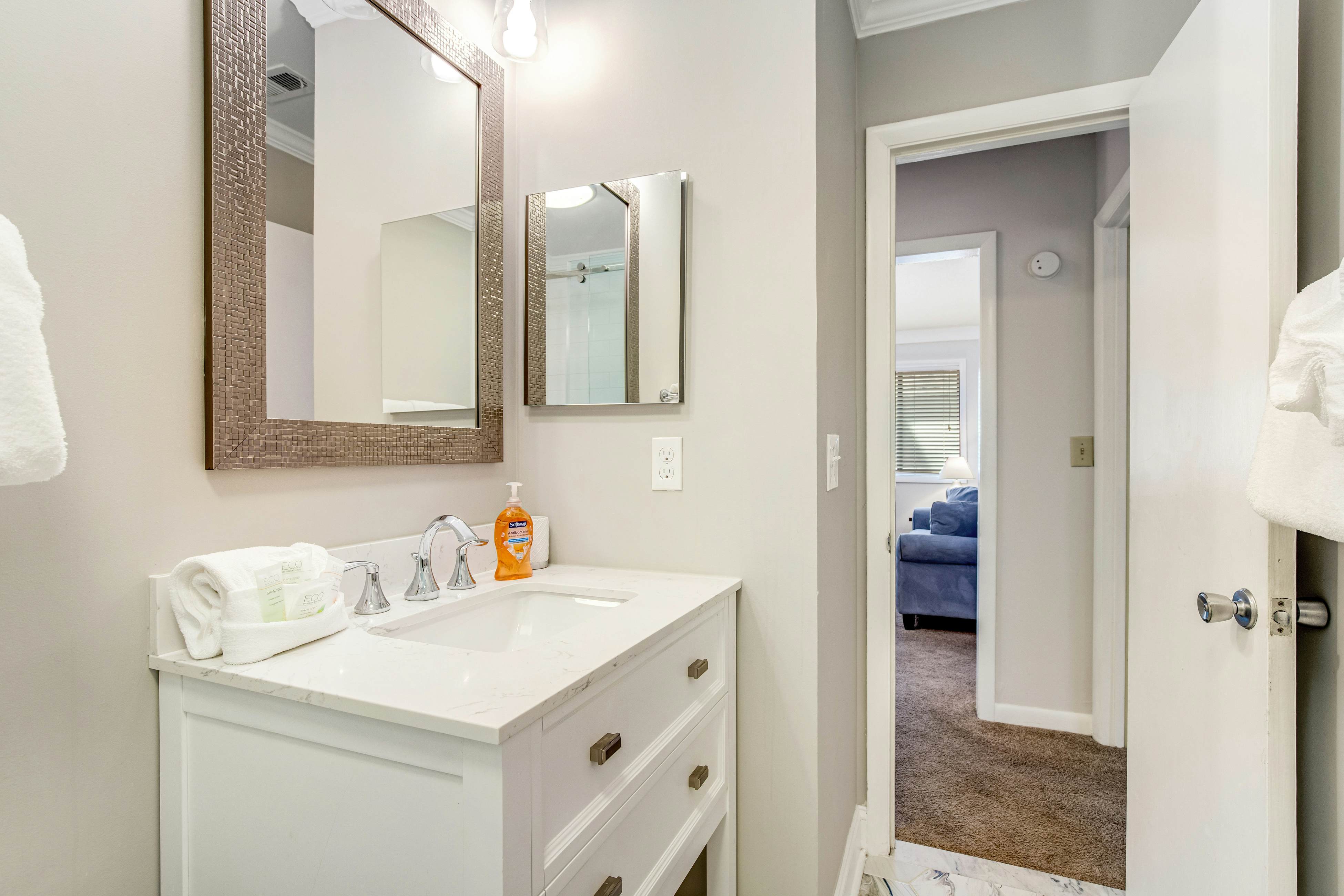 Dog-Friendly Home with Deck, Screened Porch & Woodland Views - Near Beach