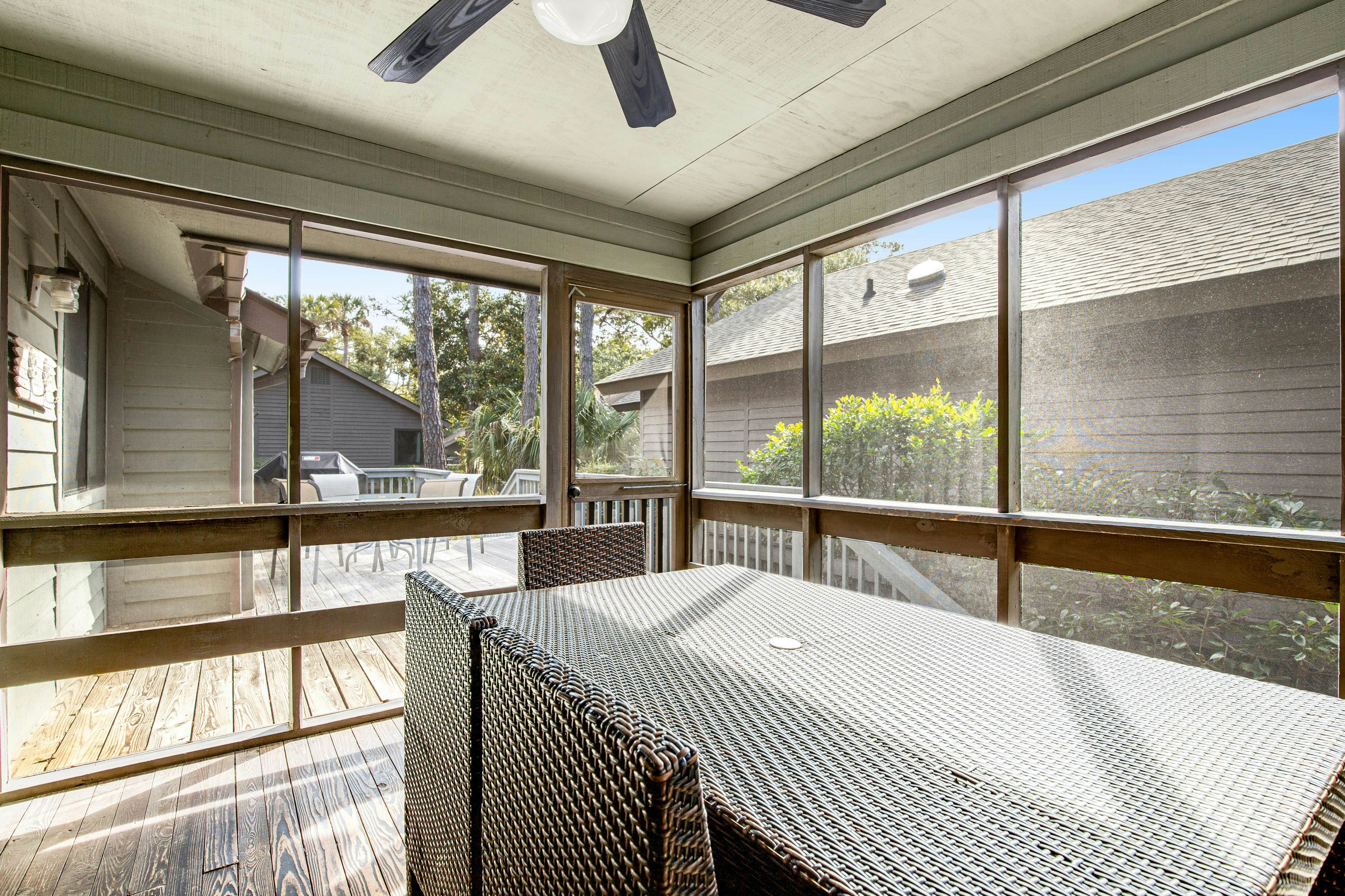 Dog-Friendly Home with Deck, Screened Porch & Woodland Views - Near Beach