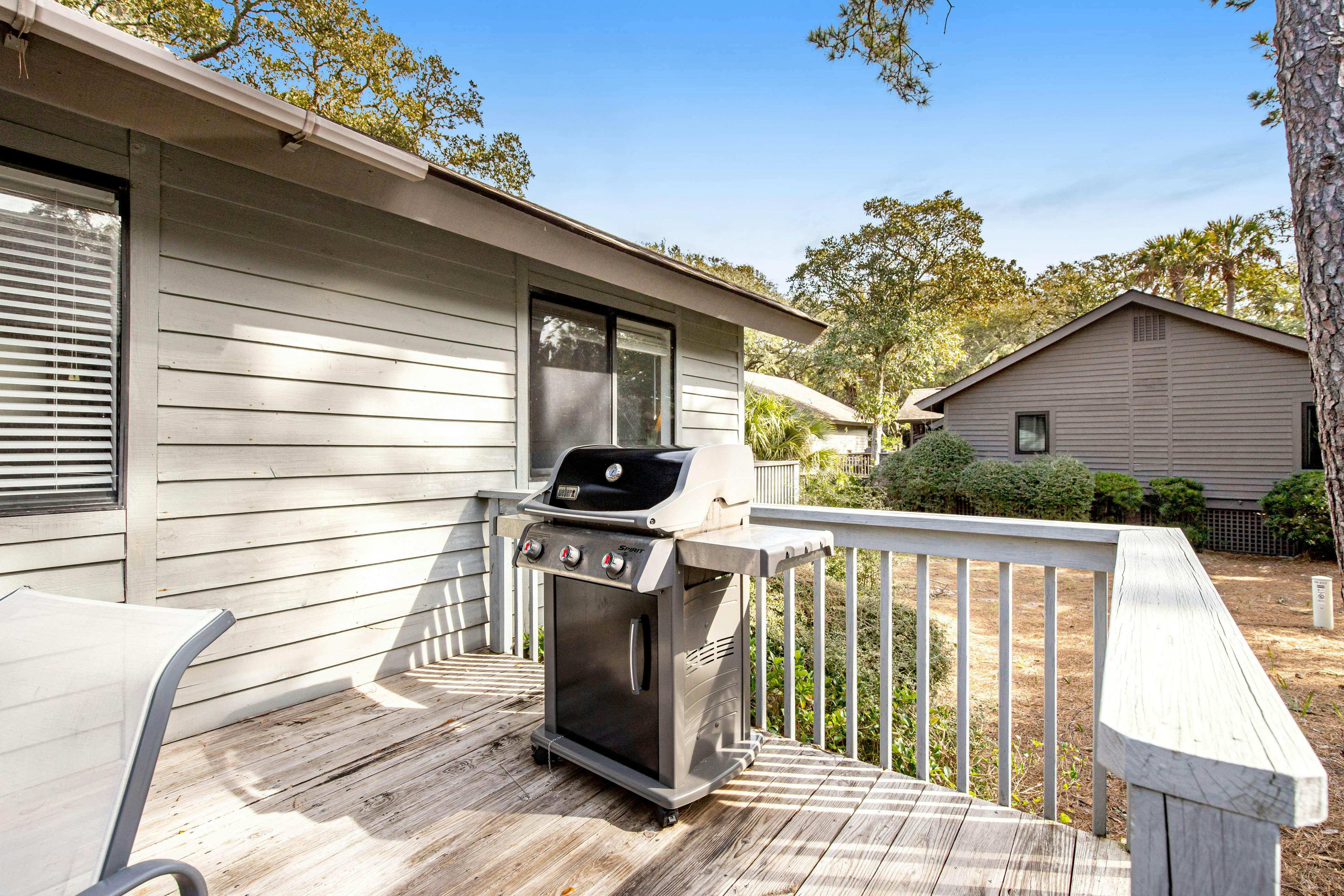 Dog-Friendly Home with Deck, Screened Porch & Woodland Views - Near Beach