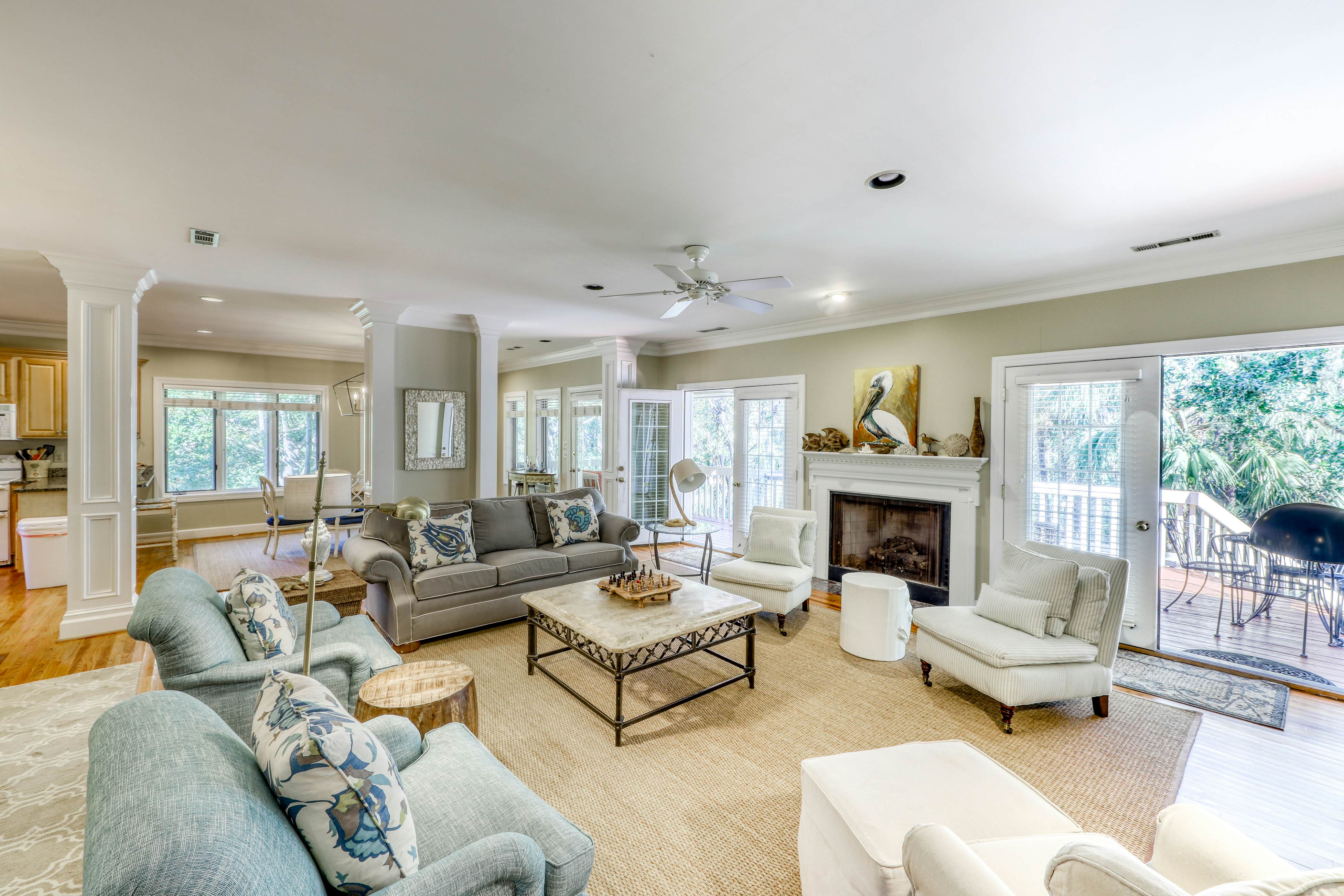 Woodsy Home with Peaceful Surroundings & Pool Near Golf & Tennis