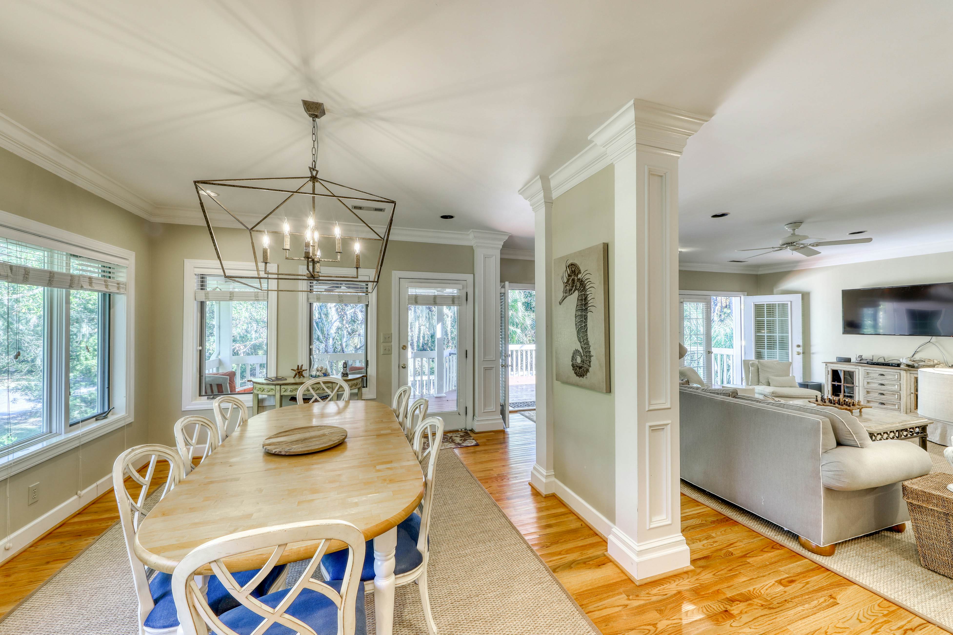 Woodsy Home with Peaceful Surroundings & Pool Near Golf & Tennis