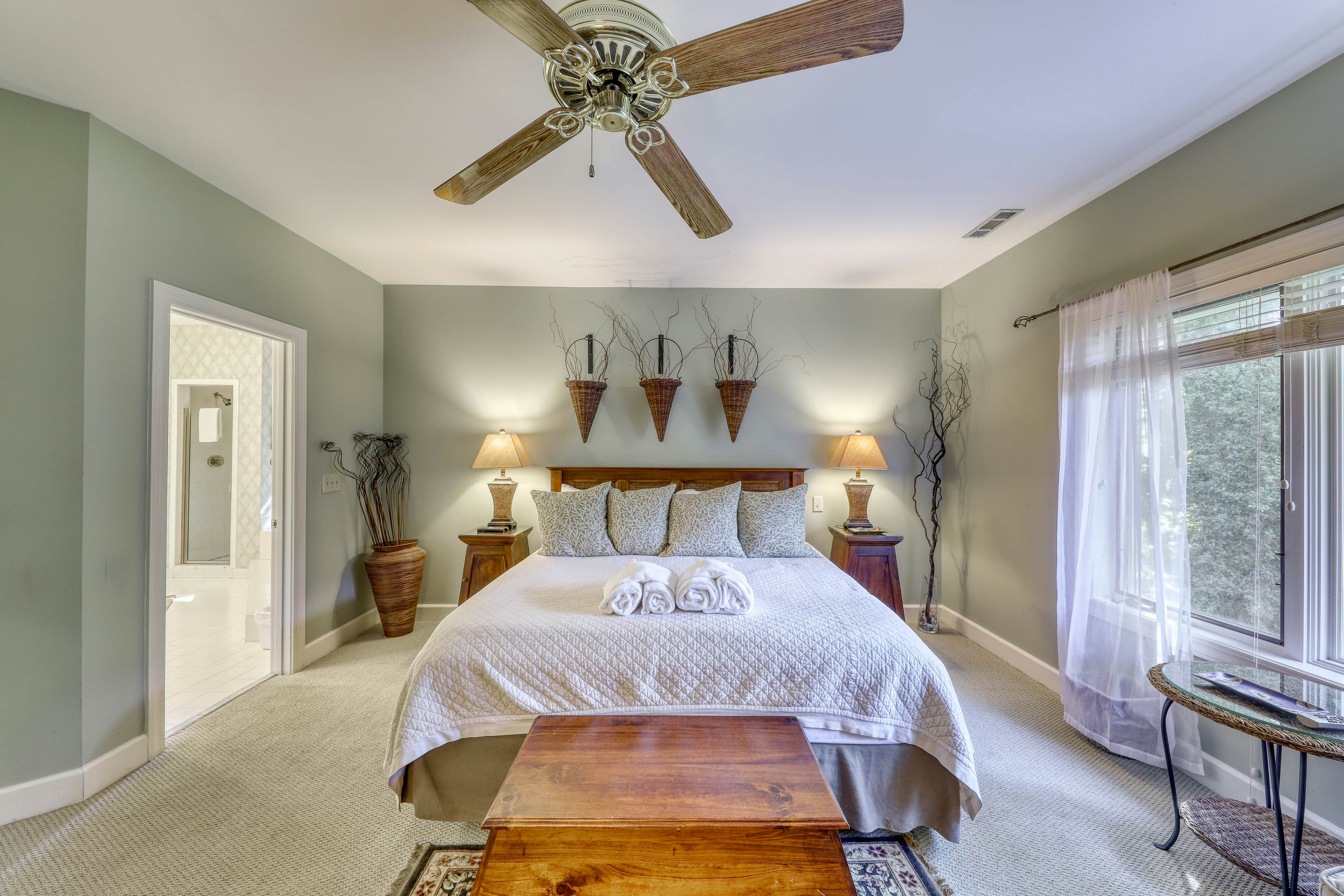 Woodsy Home with Peaceful Surroundings & Pool Near Golf & Tennis