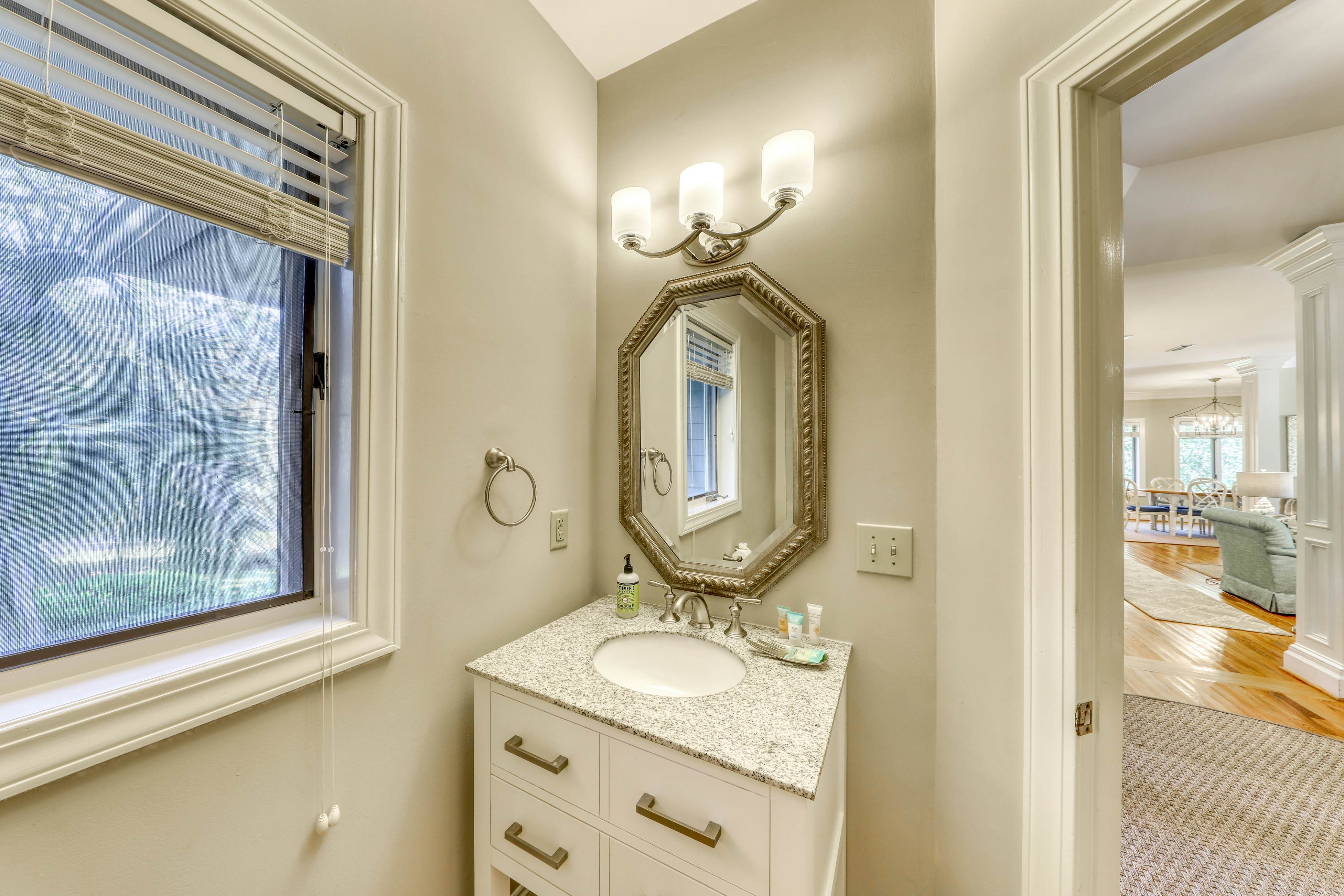 Woodsy Home with Peaceful Surroundings & Pool Near Golf & Tennis