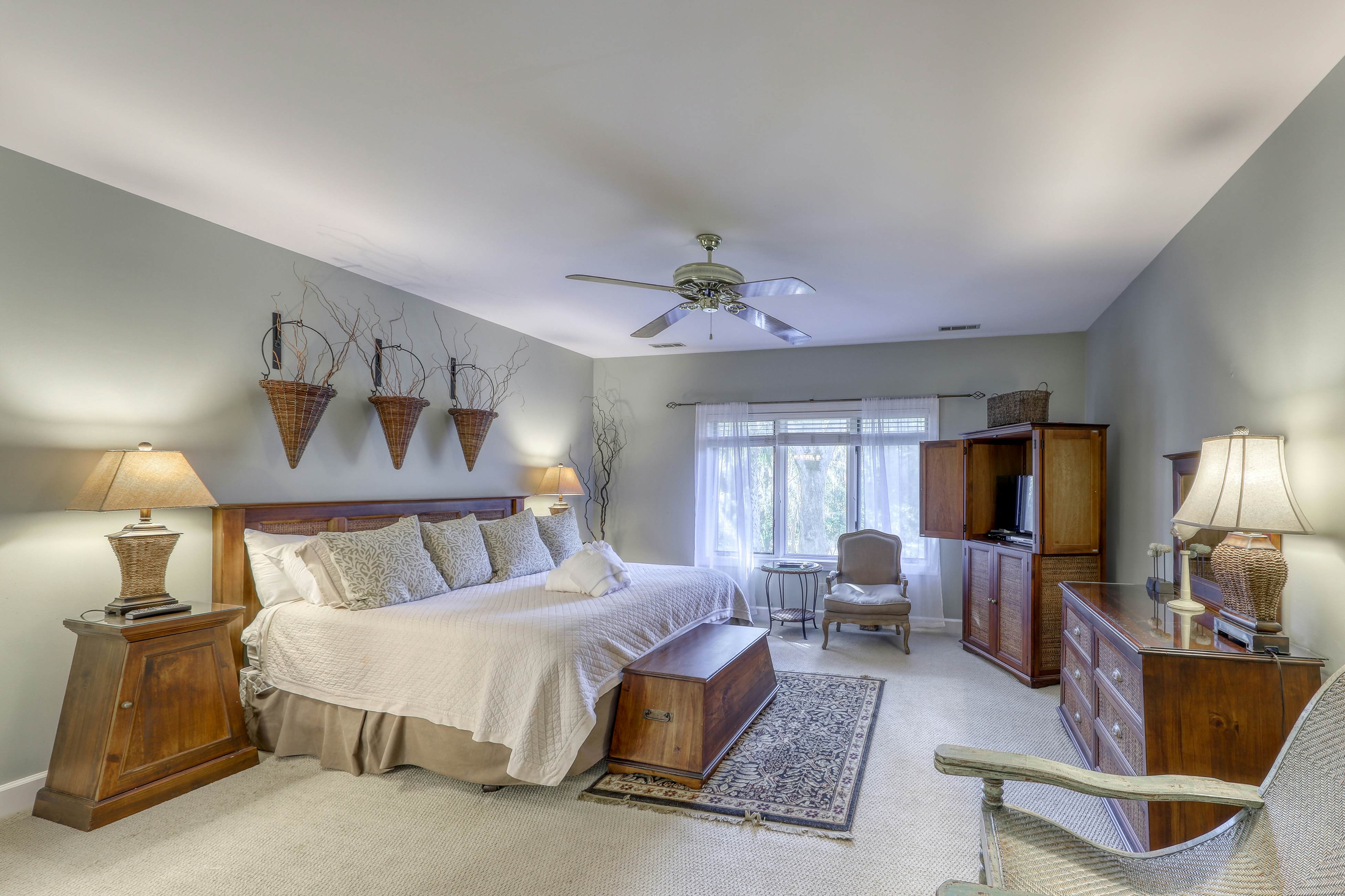 Woodsy Home with Peaceful Surroundings & Pool Near Golf & Tennis