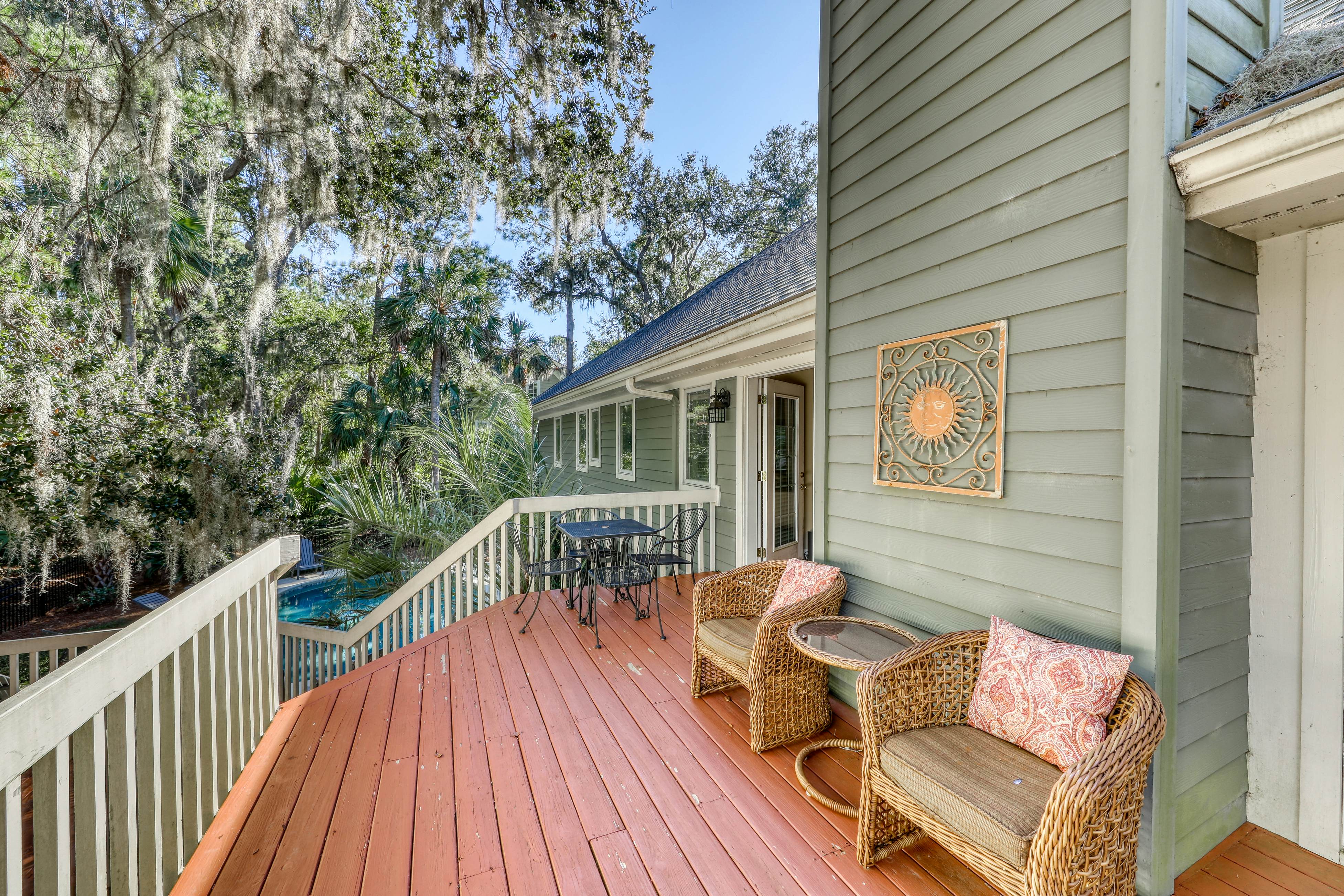 Woodsy Home with Peaceful Surroundings & Pool Near Golf & Tennis