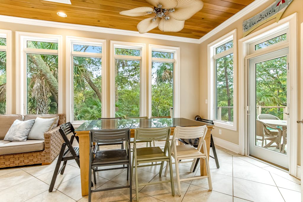 Upscale house with private pool, lagoon views - near beach & tennis