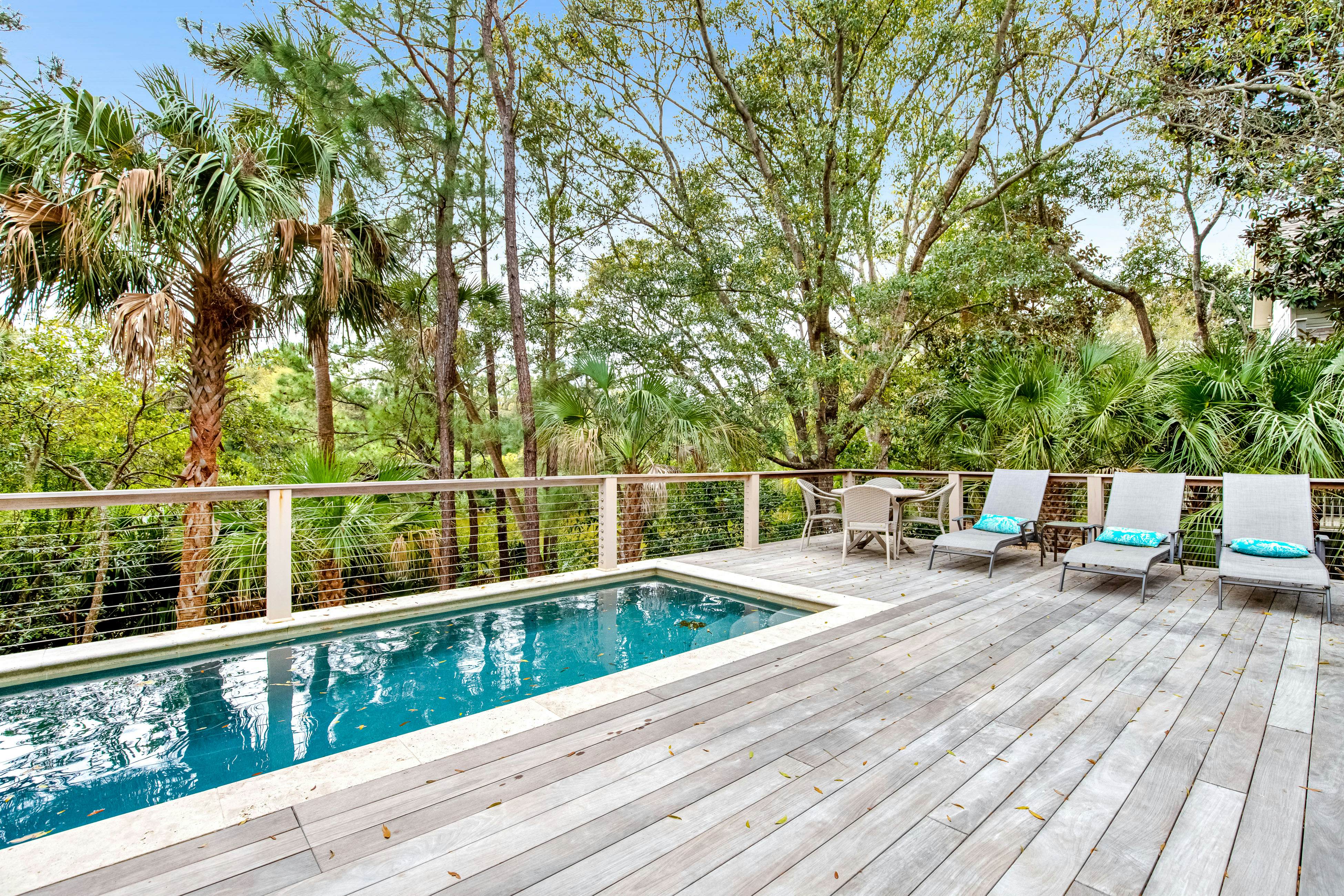 Upscale house with private pool, lagoon views - near beach & tennis