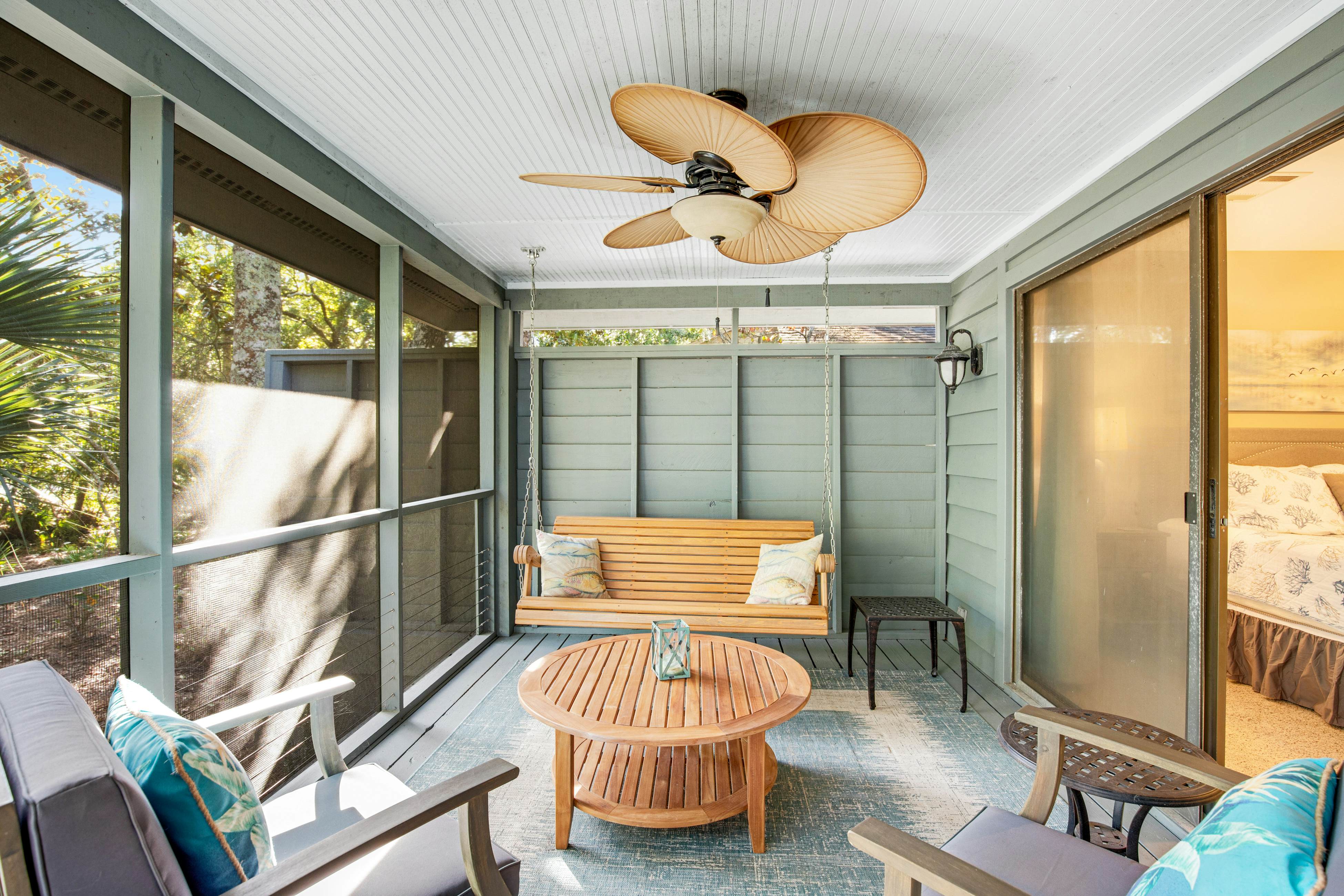 Shaded Lakeview Home with Deck & Screened Porch - Near Beach, Dogs OK