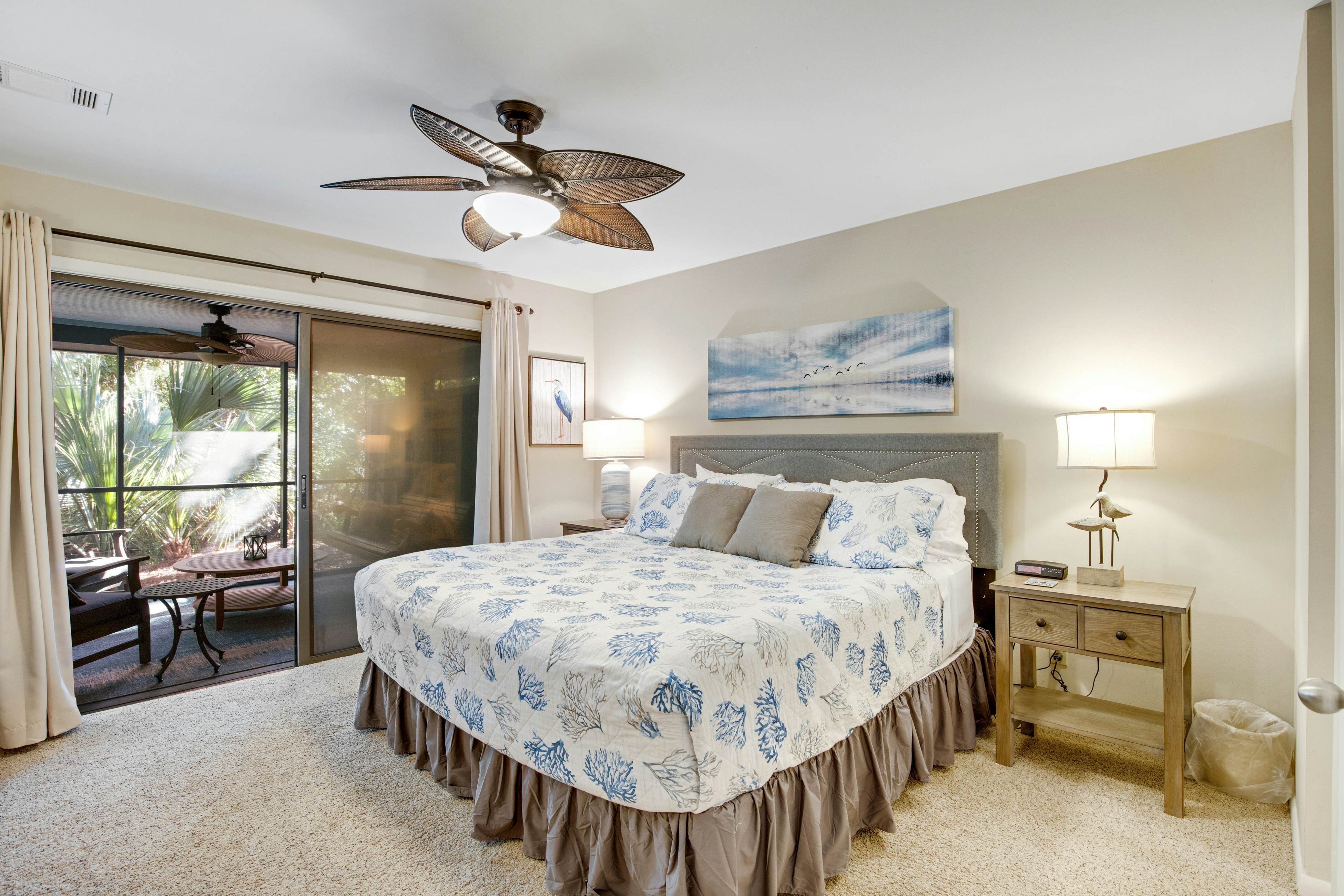 Shaded Lakeview Home with Deck & Screened Porch - Near Beach, Dogs OK