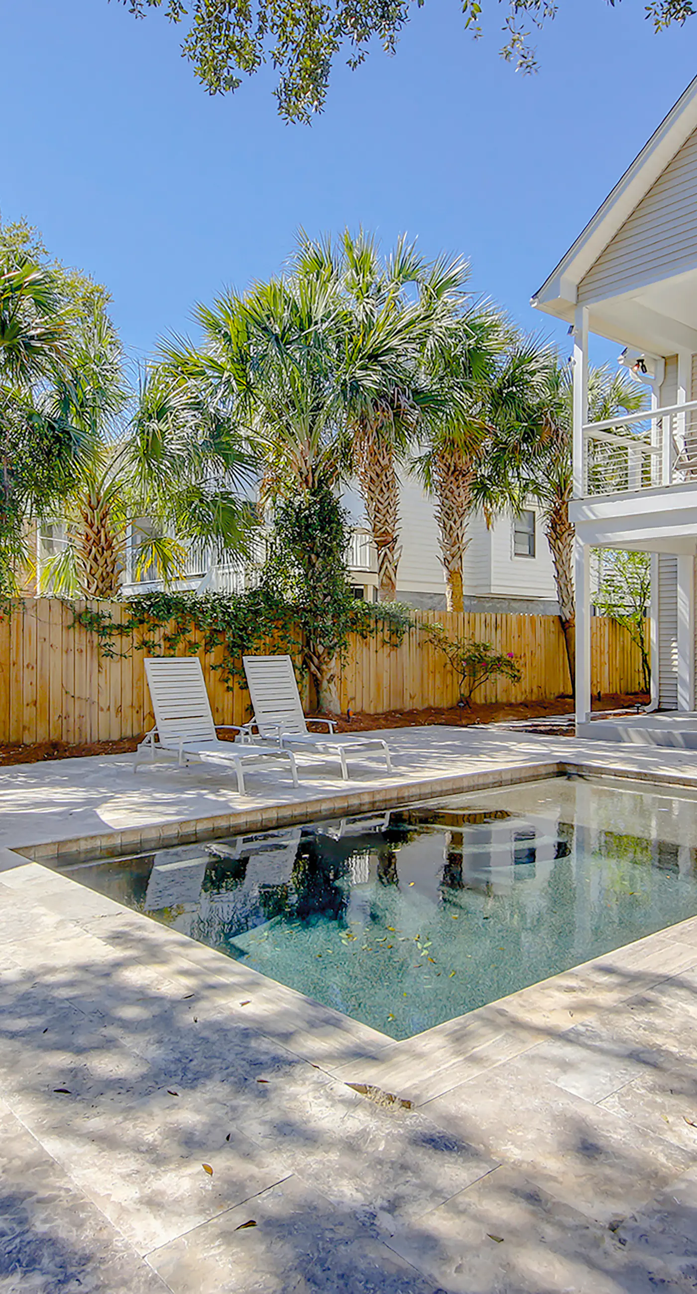 Gorgeous home with private pool, deck, enclosed patio, central AC, & balcony