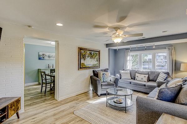 Charming Ranch Home with Large Backyard & Upgraded Kitchen, Walk to Beach