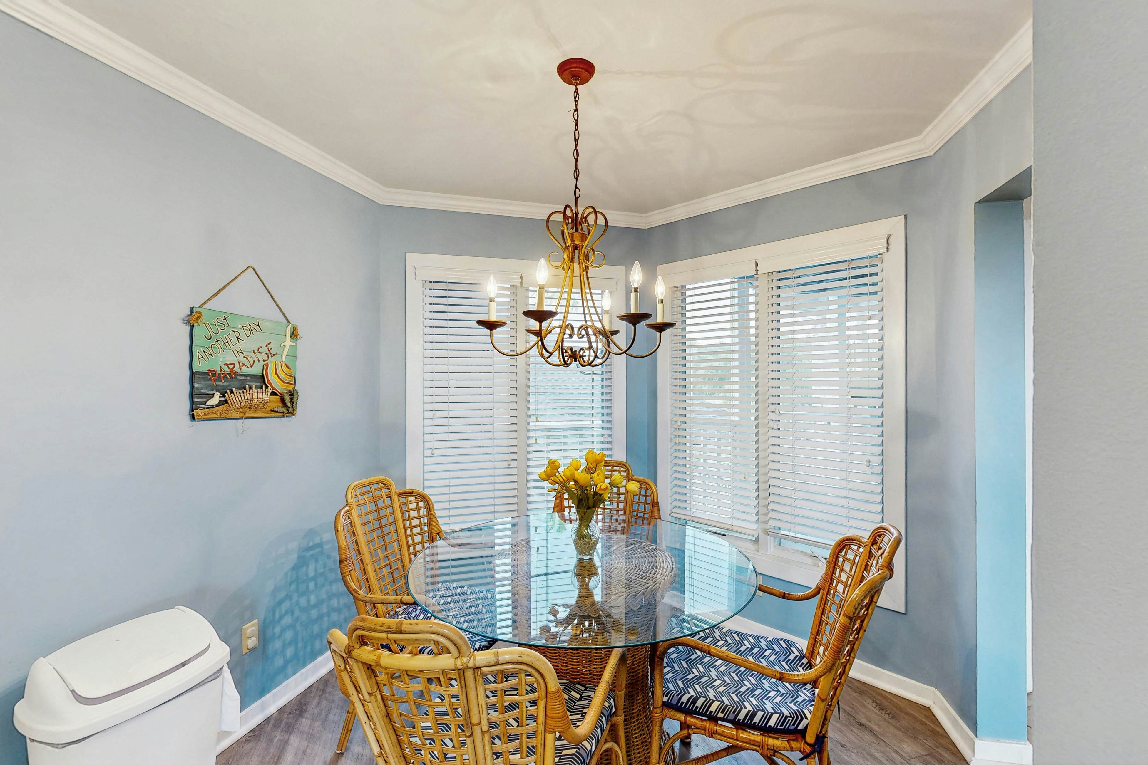 Second-floor villa with lovely ocean views, pickleball, pool & screened deck